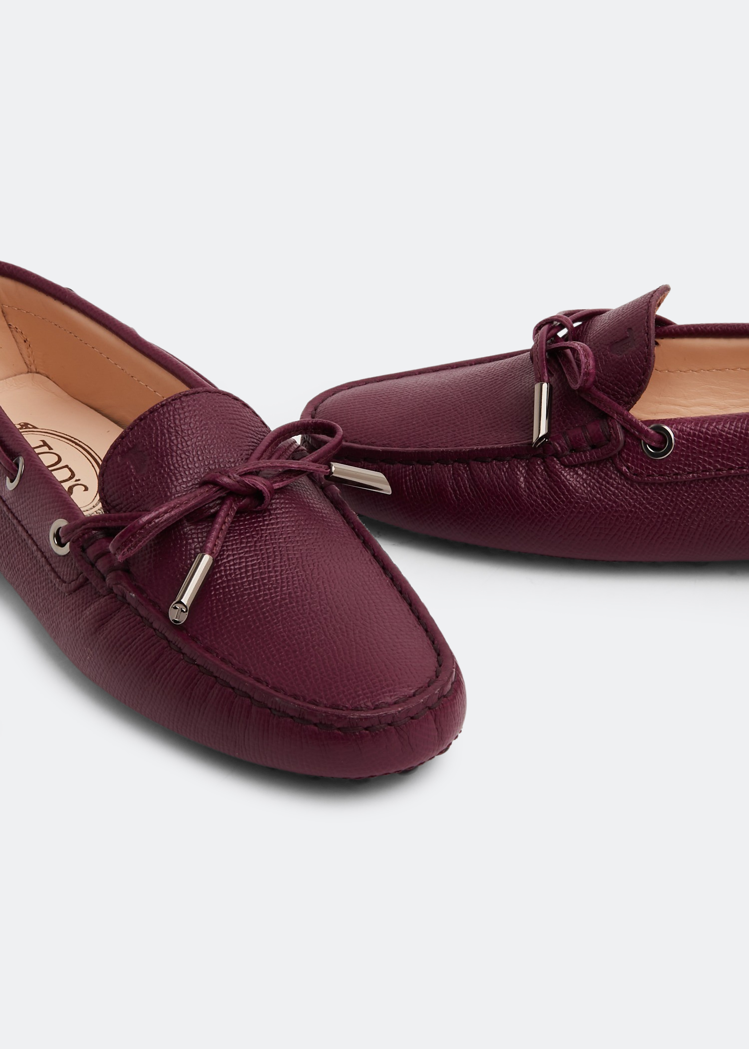 Gommini driving loafers, Burgundy