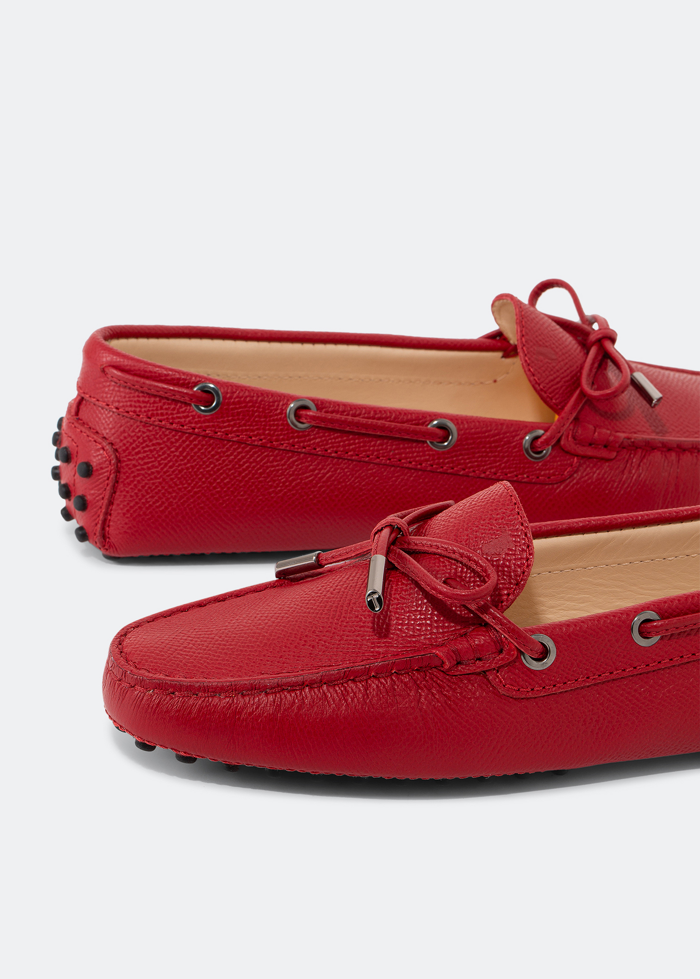 Gommino driving loafers, Red