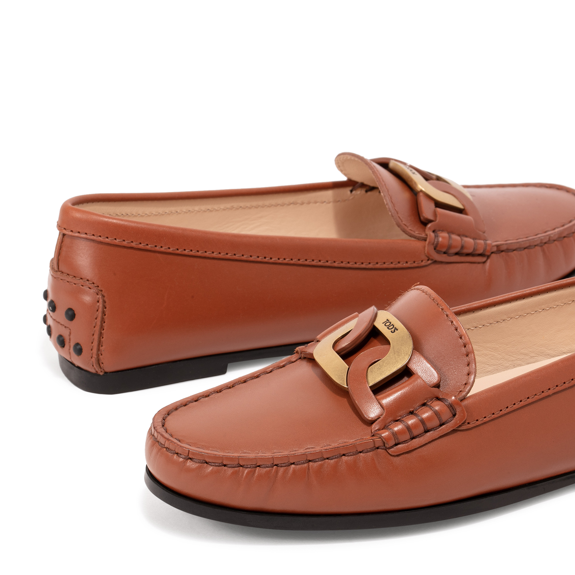 Kate City Gommini loafers, Orange