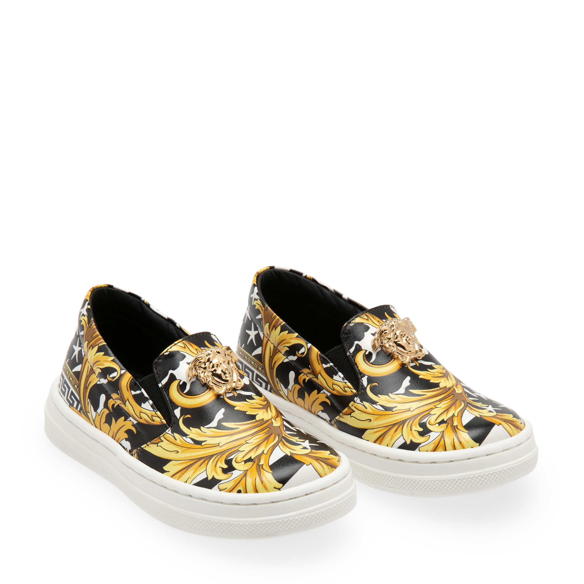 Leather sneakers, Black
