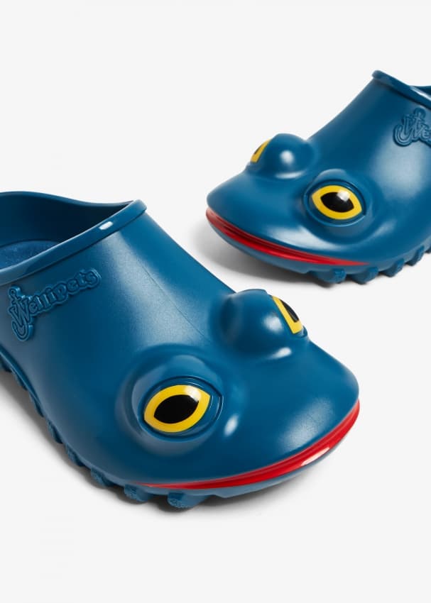 Rust X Wellipets JW Anderson x Wellipets Frog clogs for Women - Blue in KSA | Level Shoes