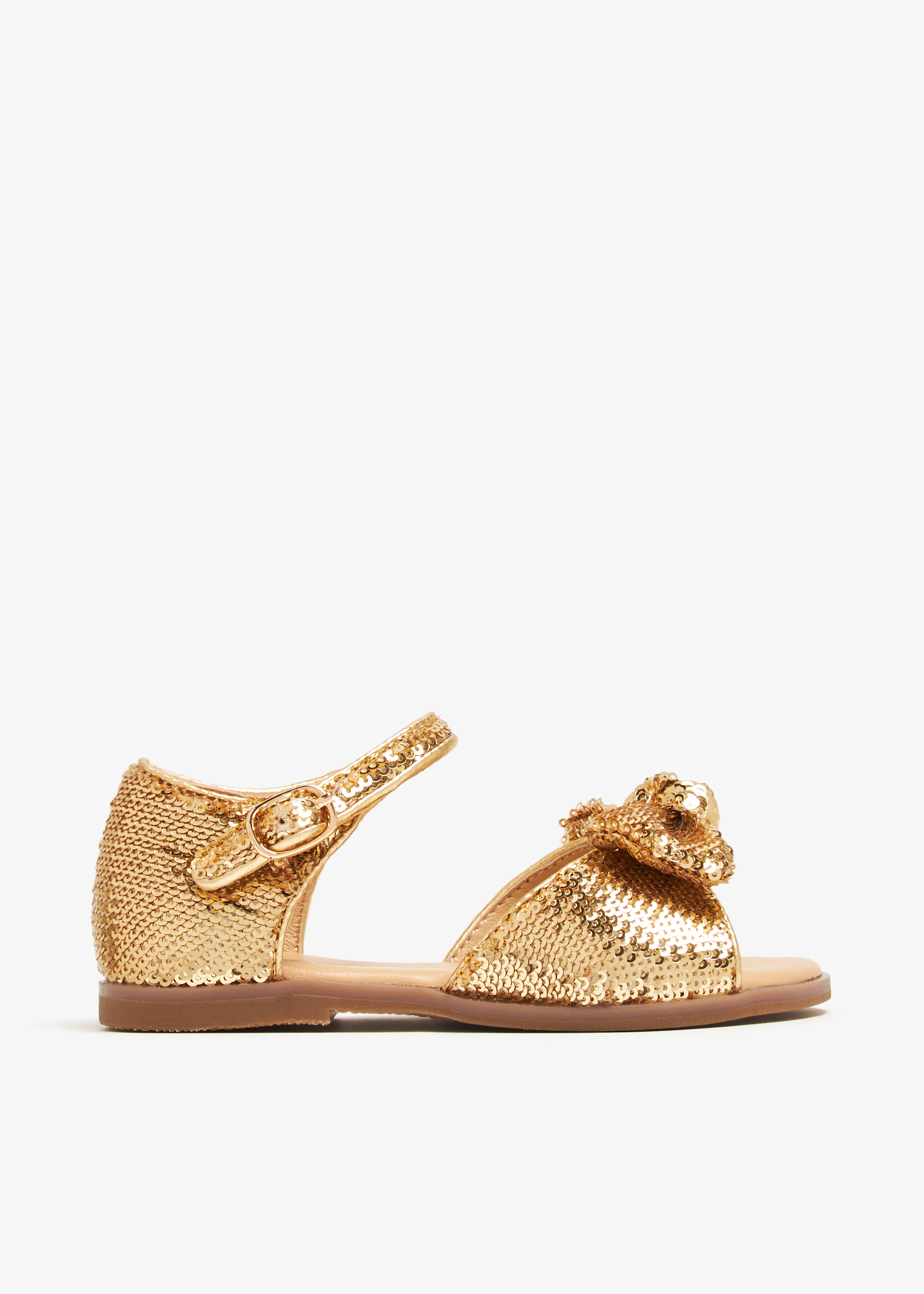 

Margo Sequins sandals, Gold