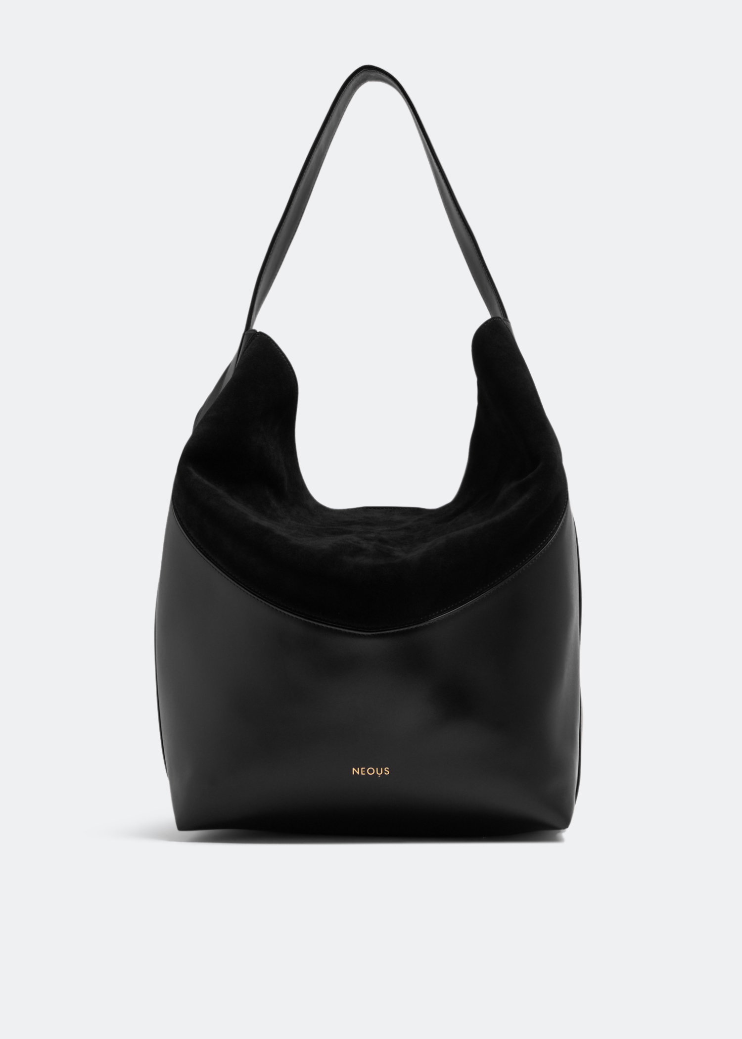 

Pavo leather tote bag, Black