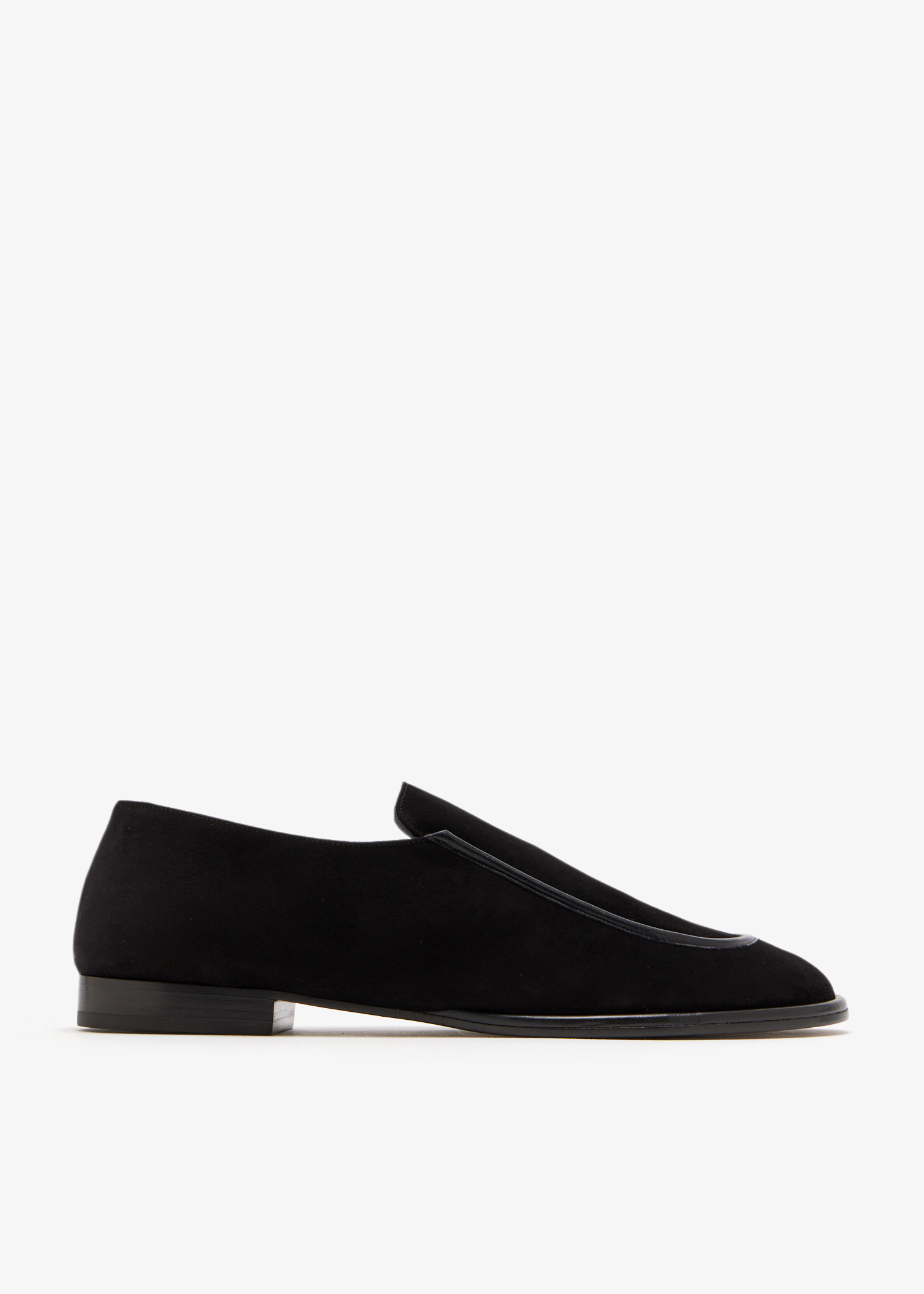 

Polaris suede loafers, Black