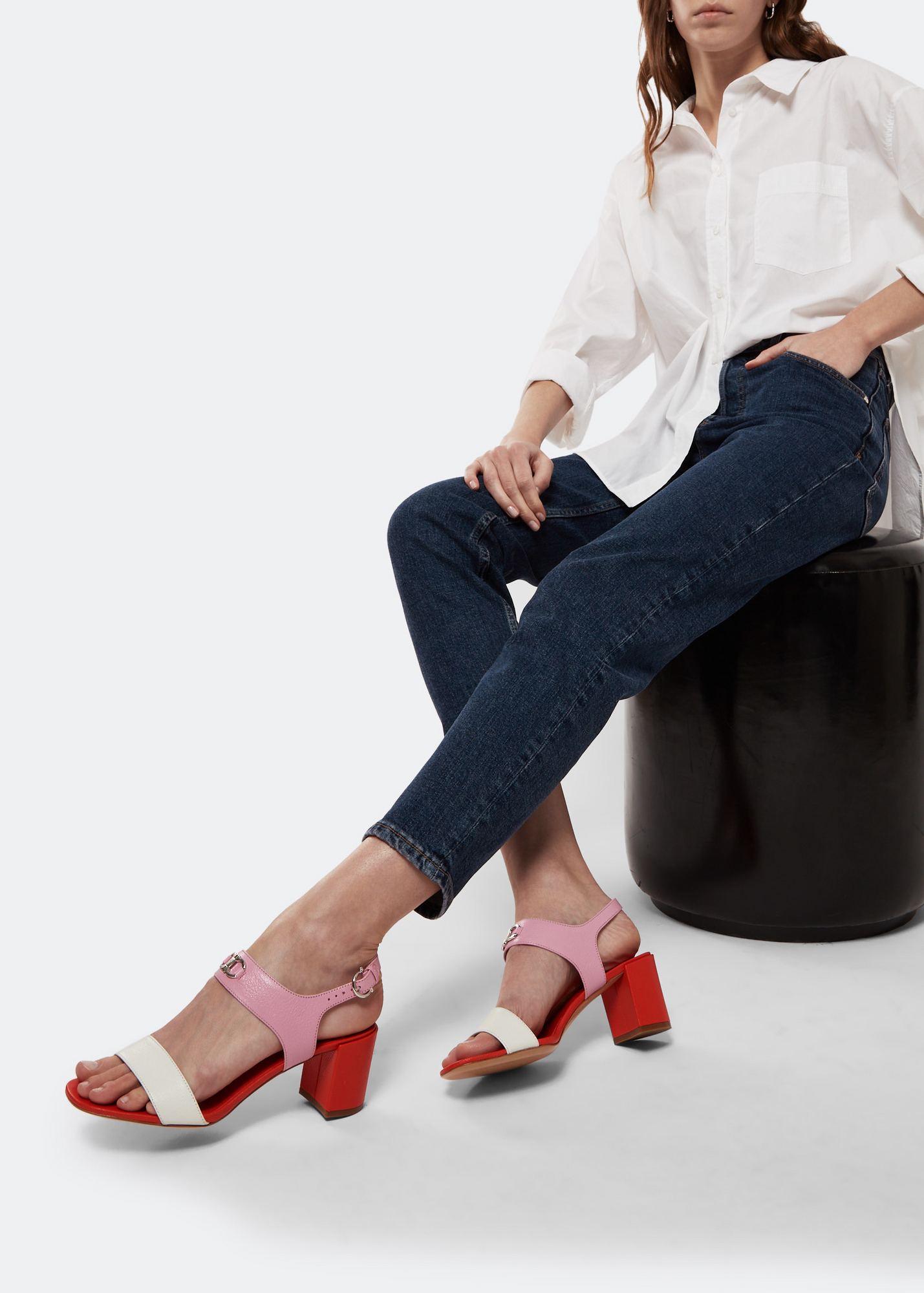 

Gancini sandals, Pink