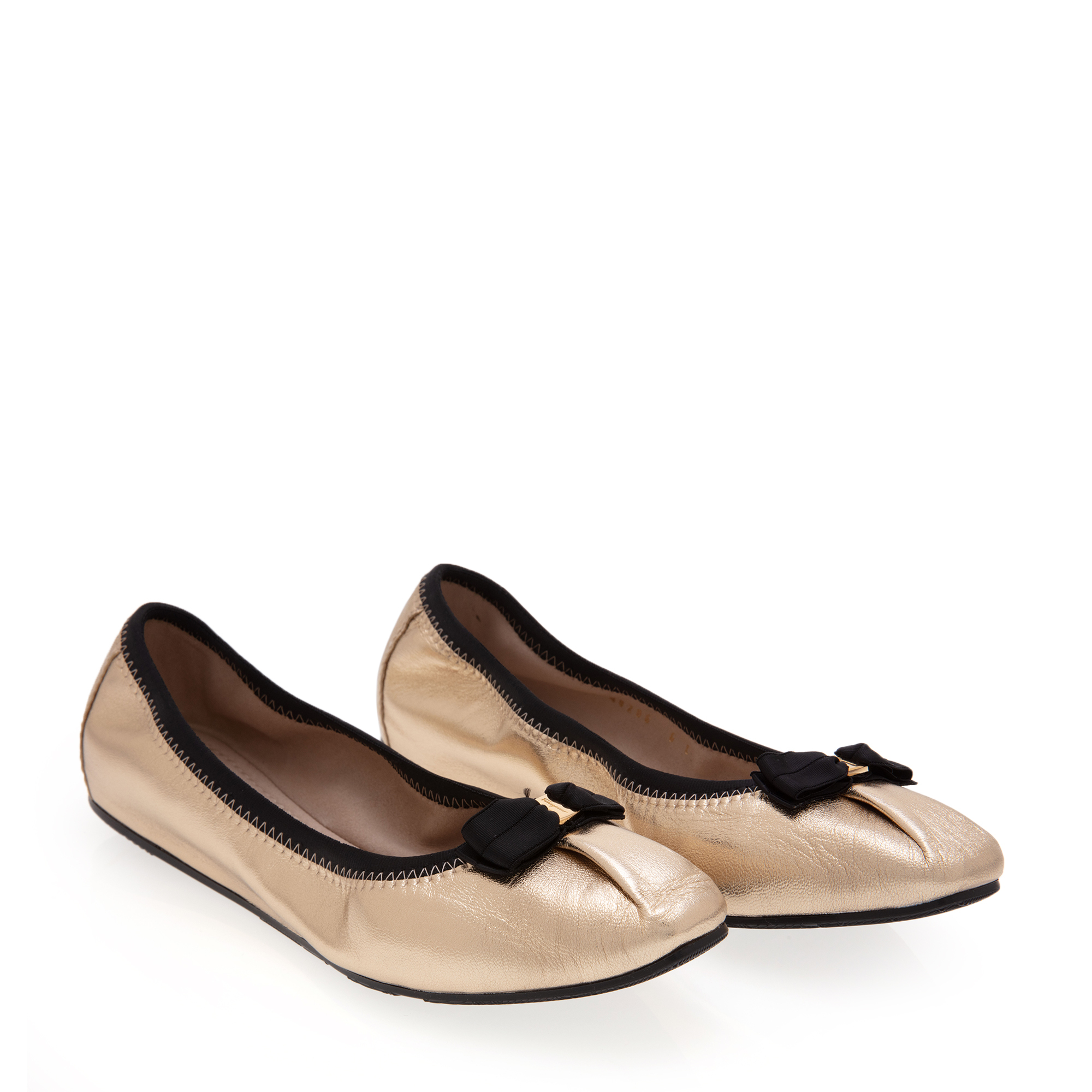 

Foldaway ballet flats, Black