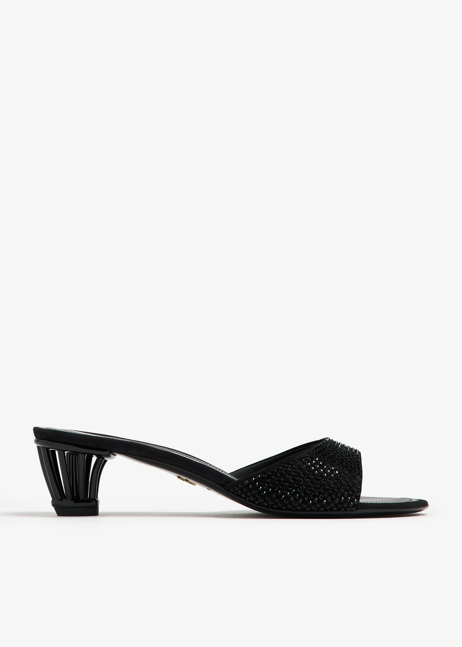 

Ramilu 40 crystal sandals, Black