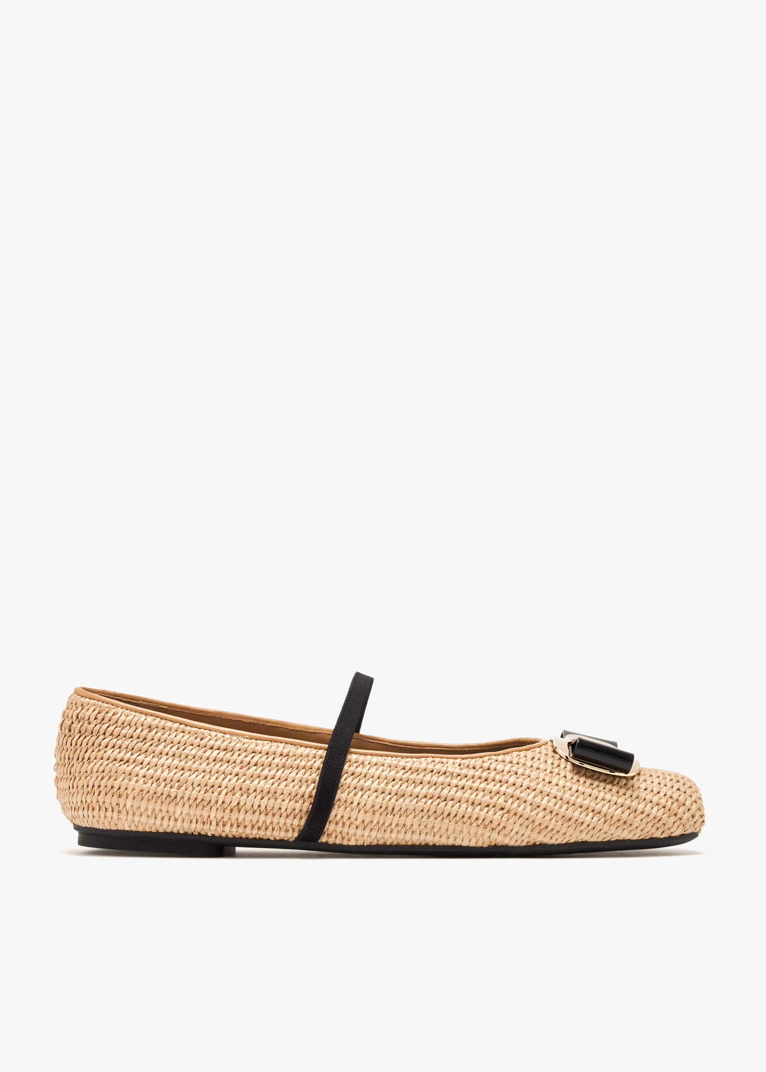 

Vara plate ballet flats, Beige