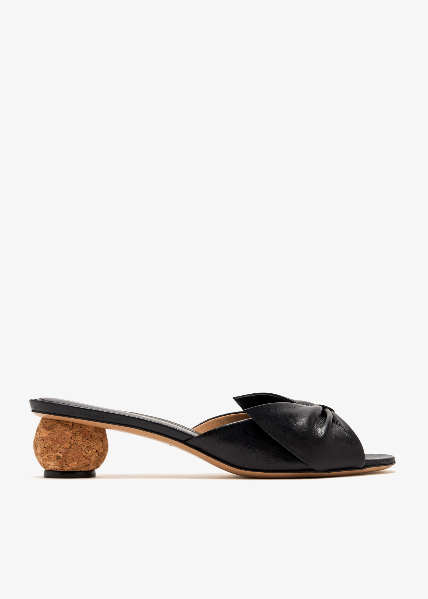 

Bow sandals, Black