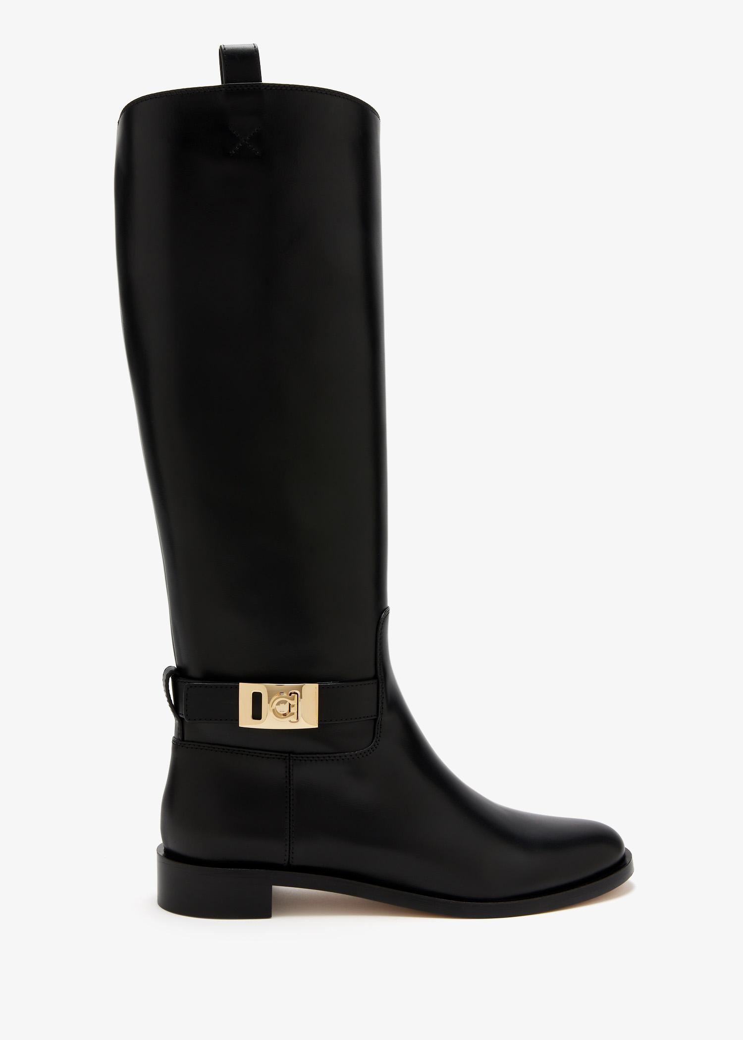 

Hug buckle boots, Black