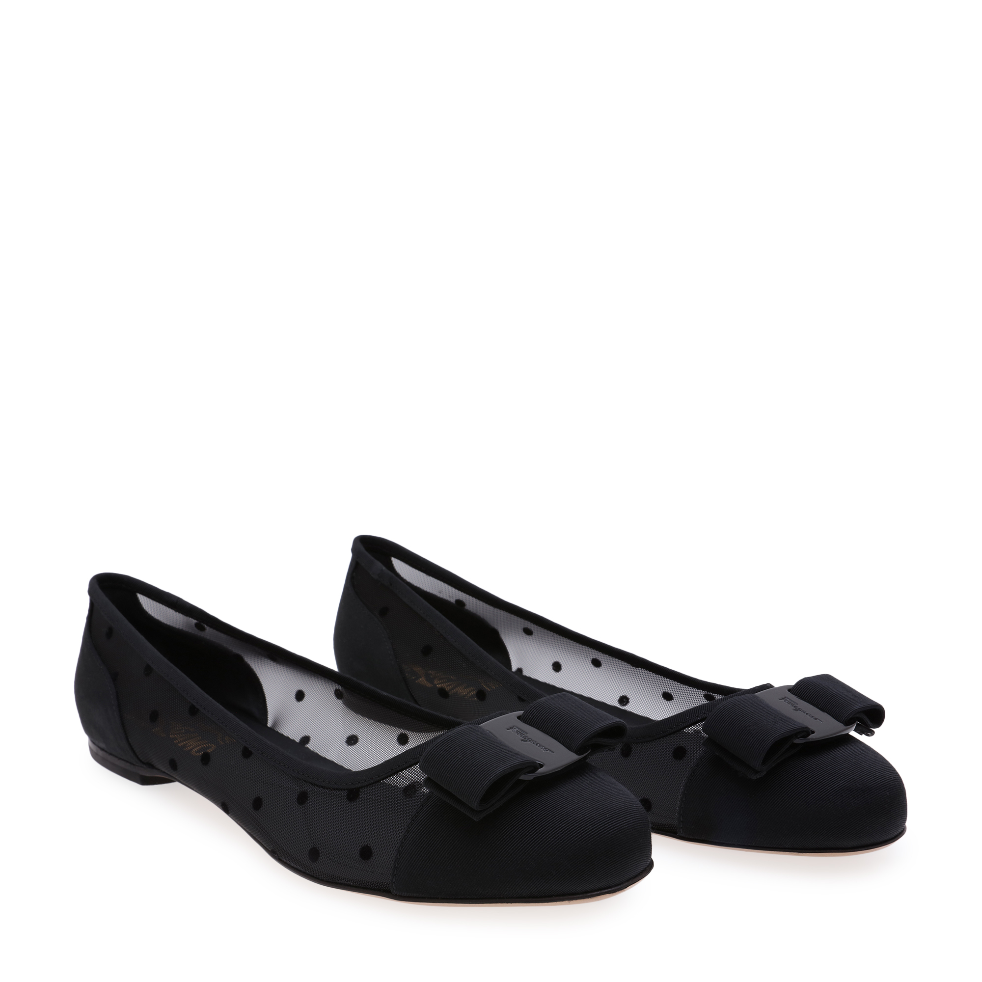 

Vara bow ballet flats, Black