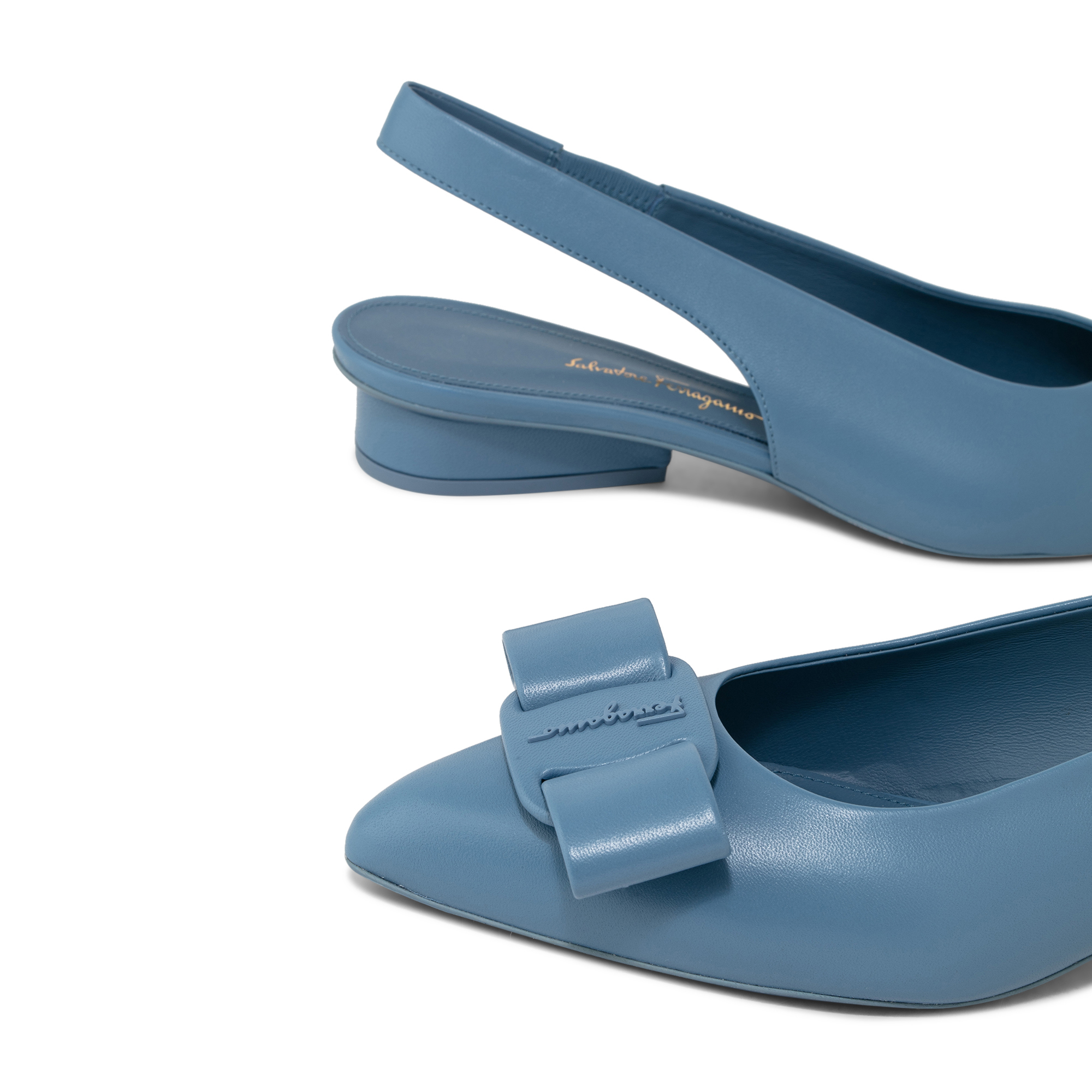 

Viva slingback flats, Blue