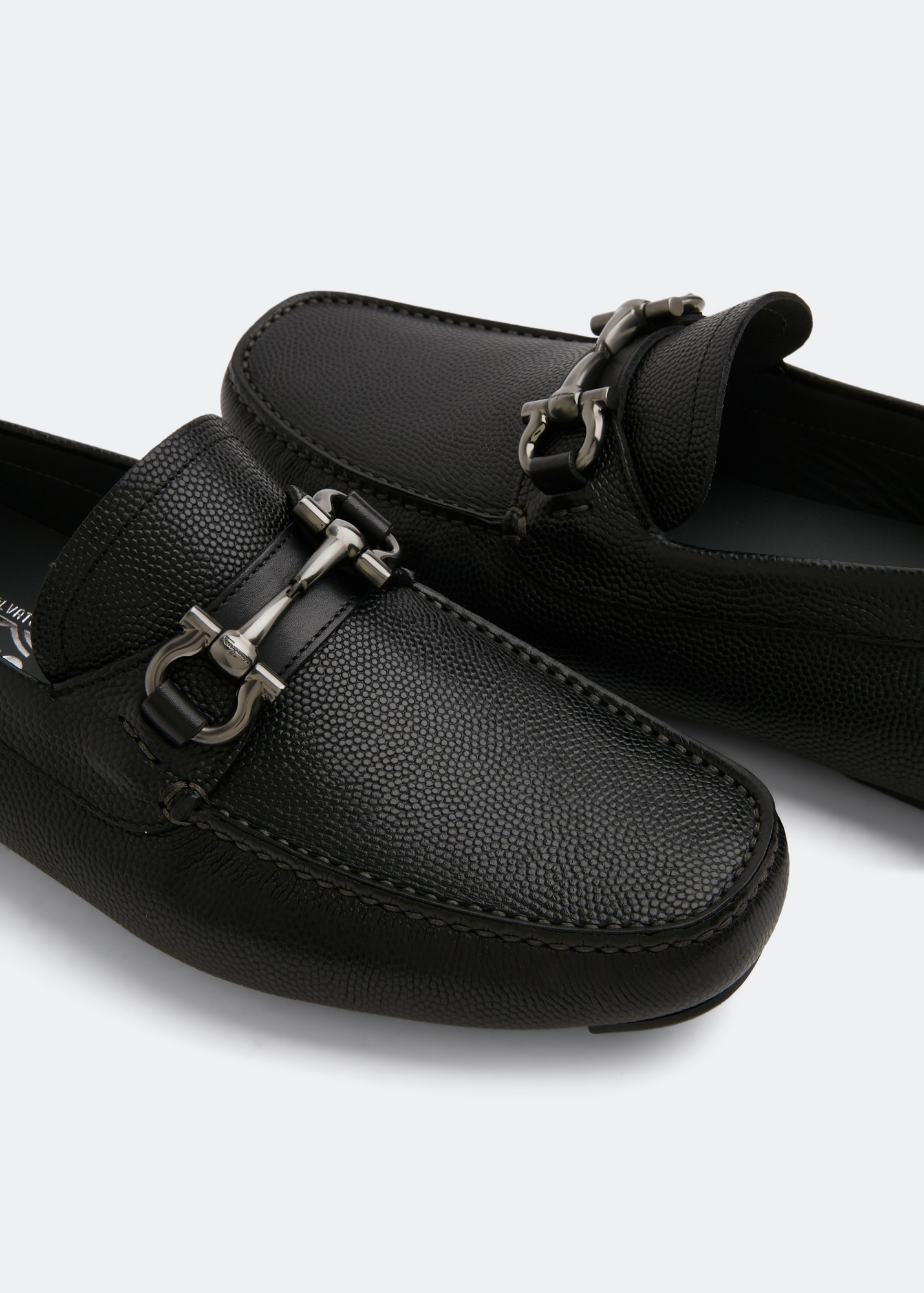 

Gancini moccasins, Black