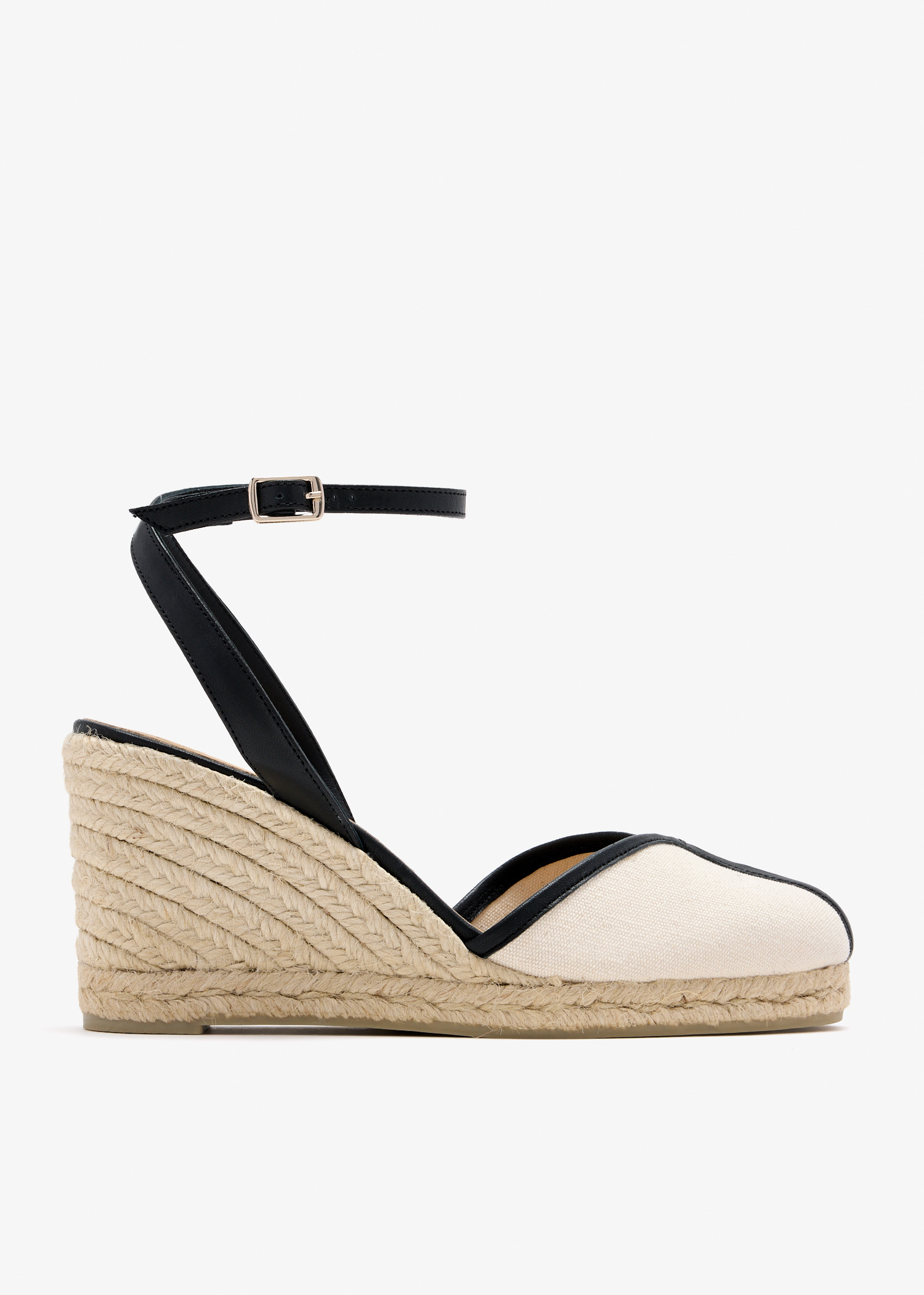

Cecilia wedge espadrilles, Cream