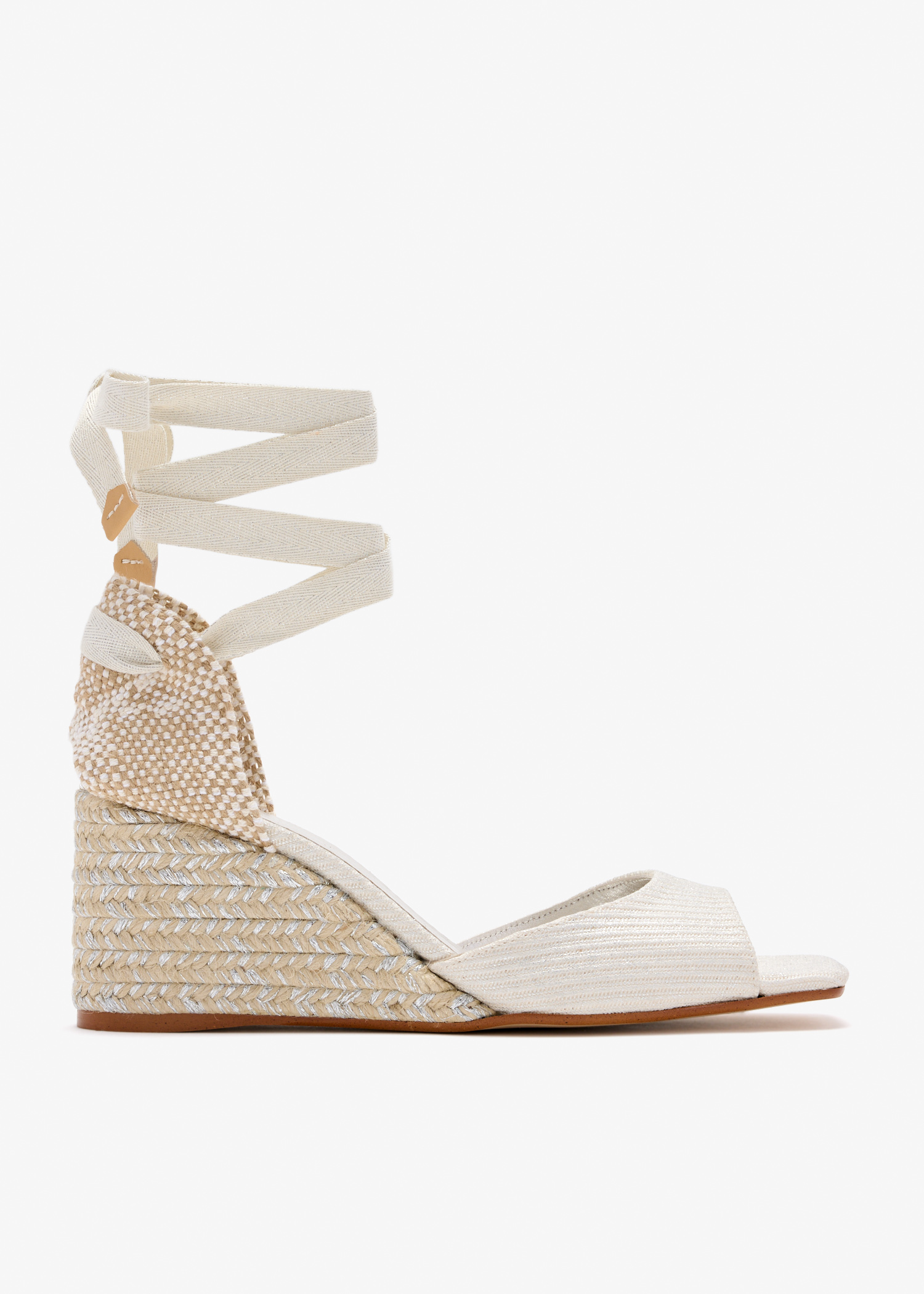

Brittany wedge espadrilles, Cream