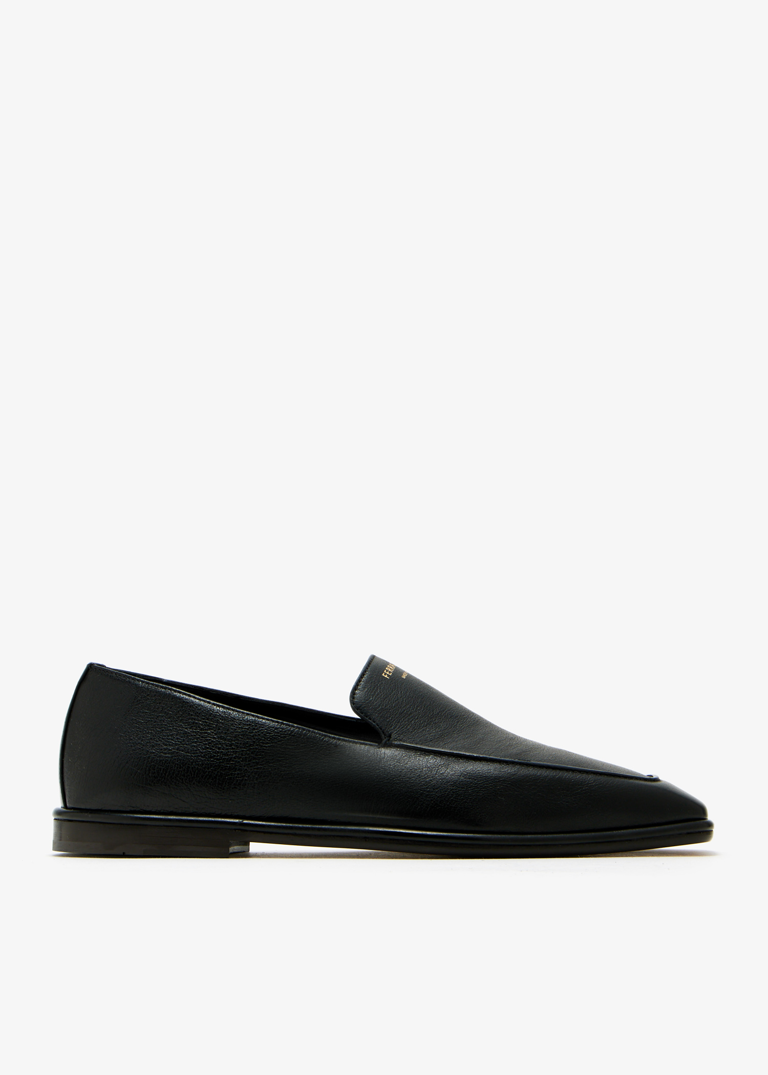 

Logo moccasins, Black