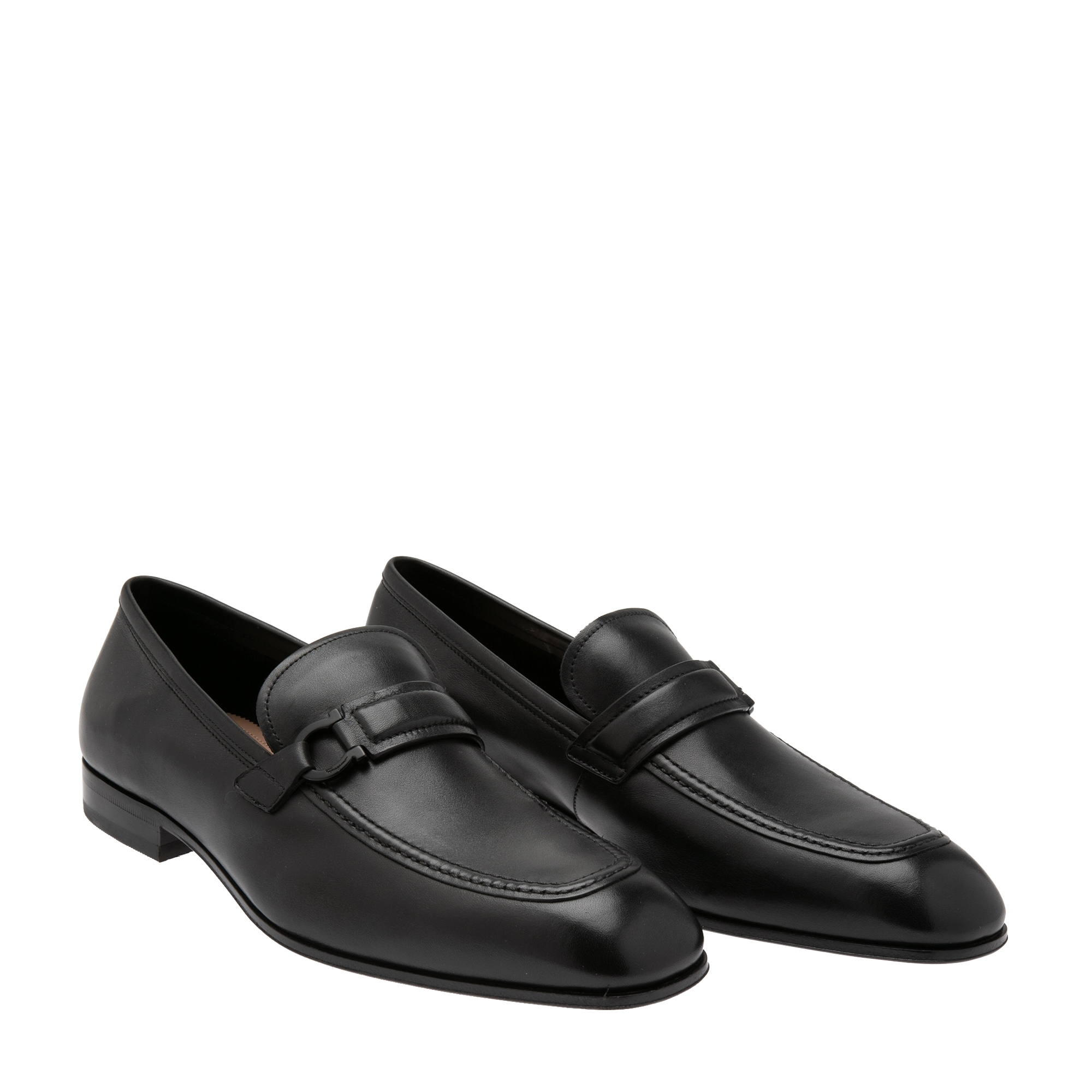

Leather loafers, Black