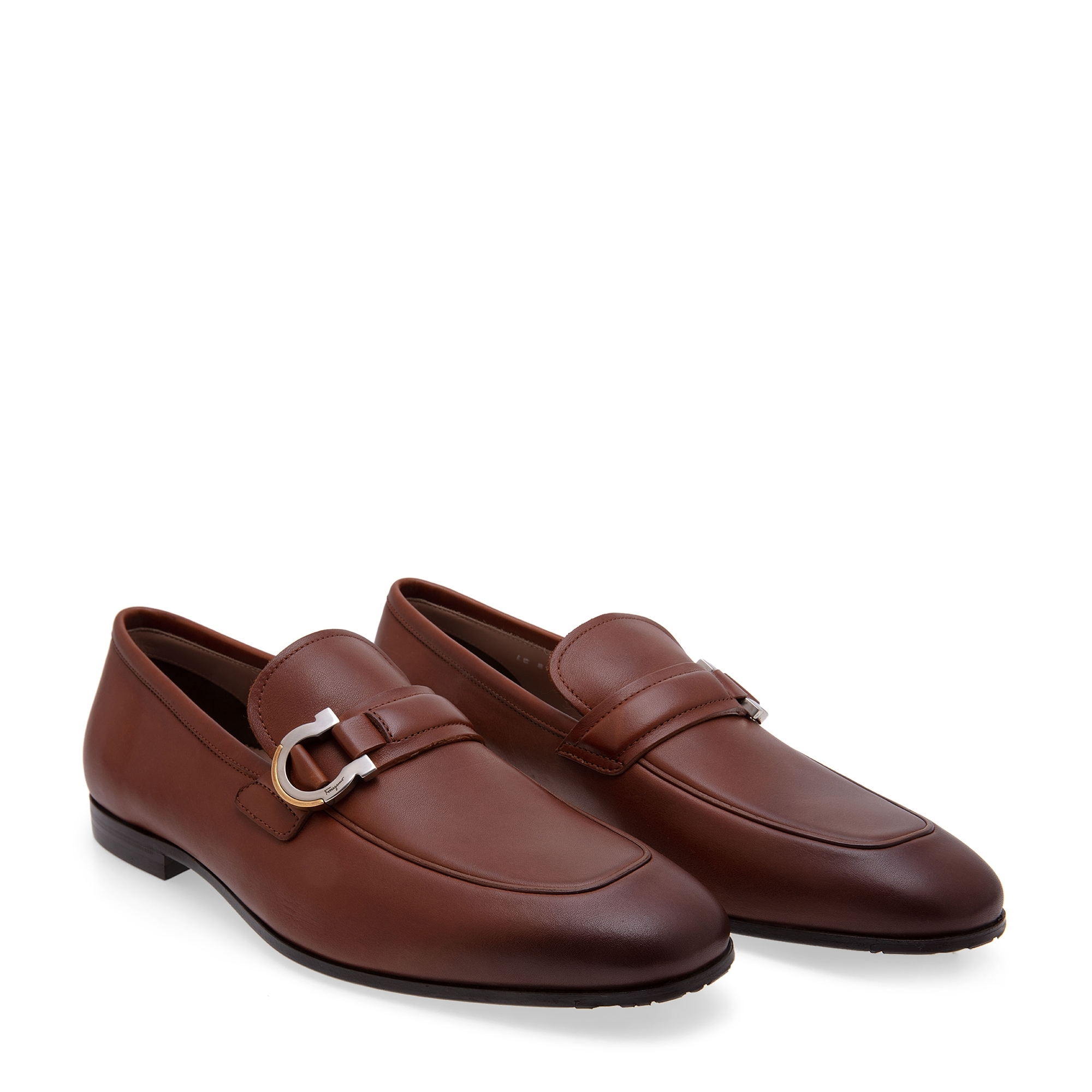 

Gancini moccasin loafers, Brown