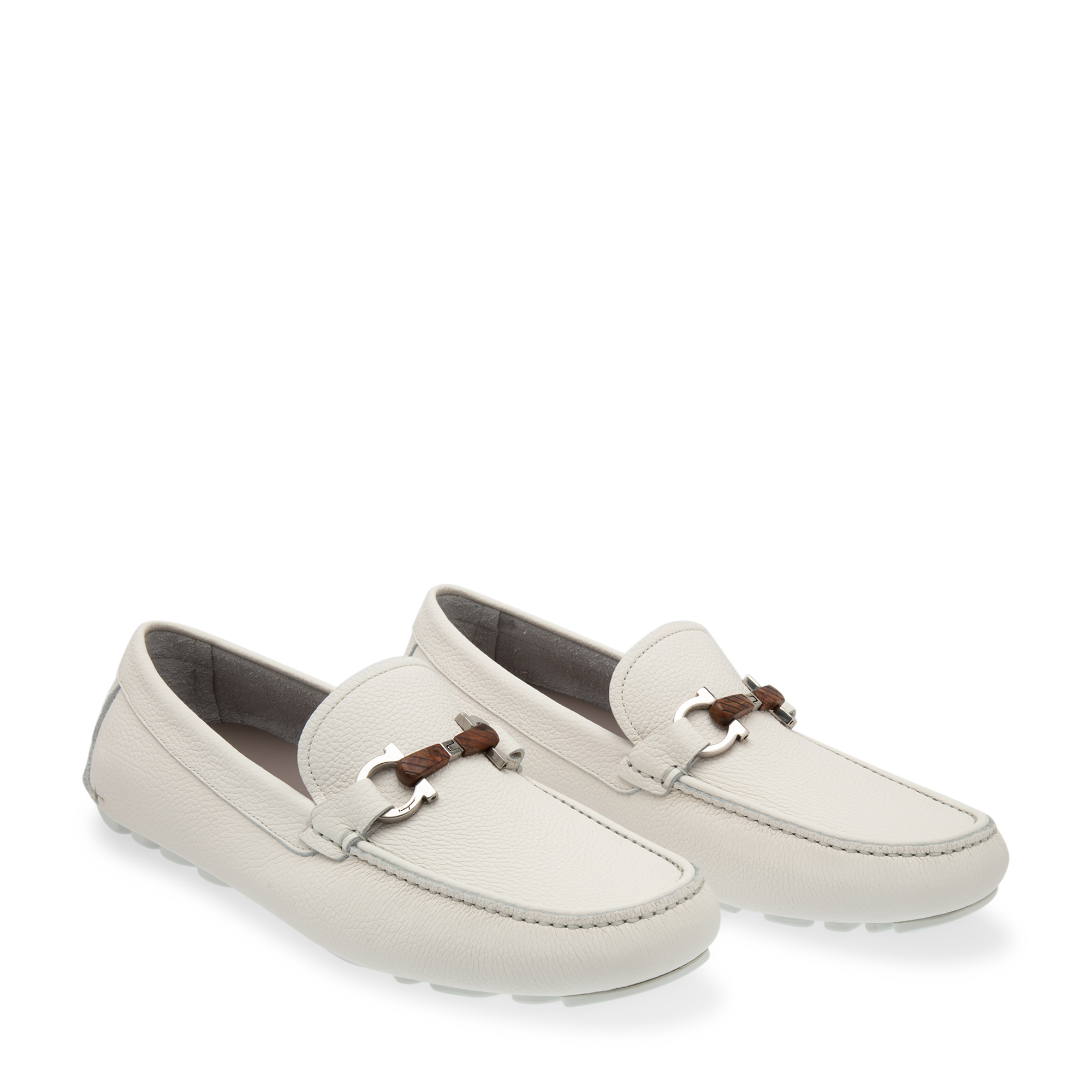 

Gancini driving shoes, White