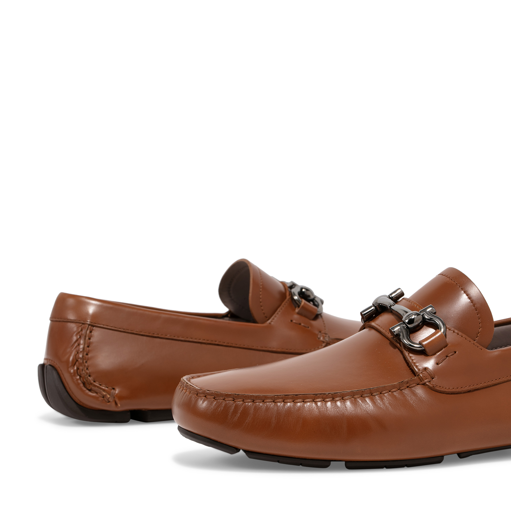 

Gancini driver moccasin loafers, Brown