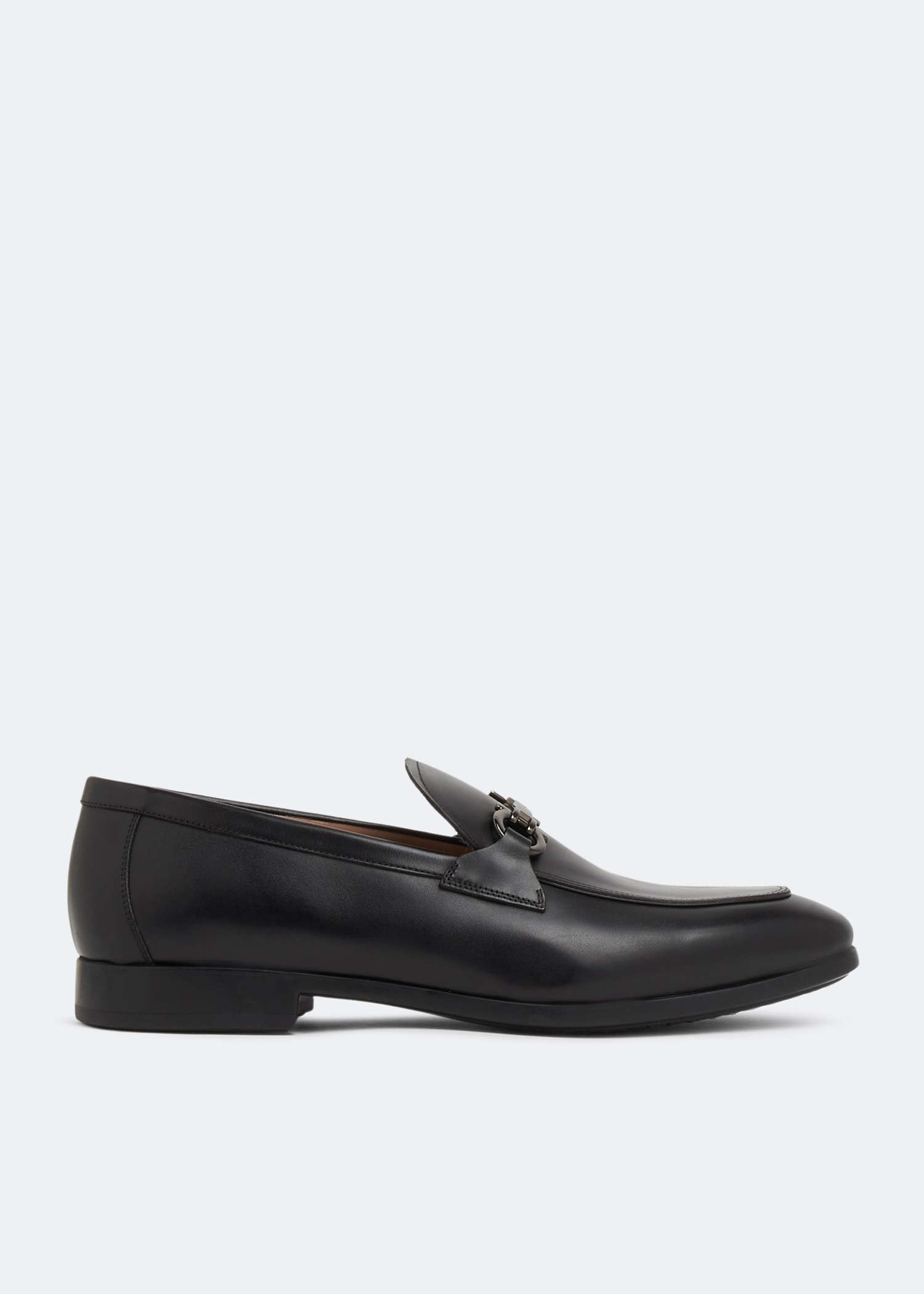 

Gancini loafers, Black