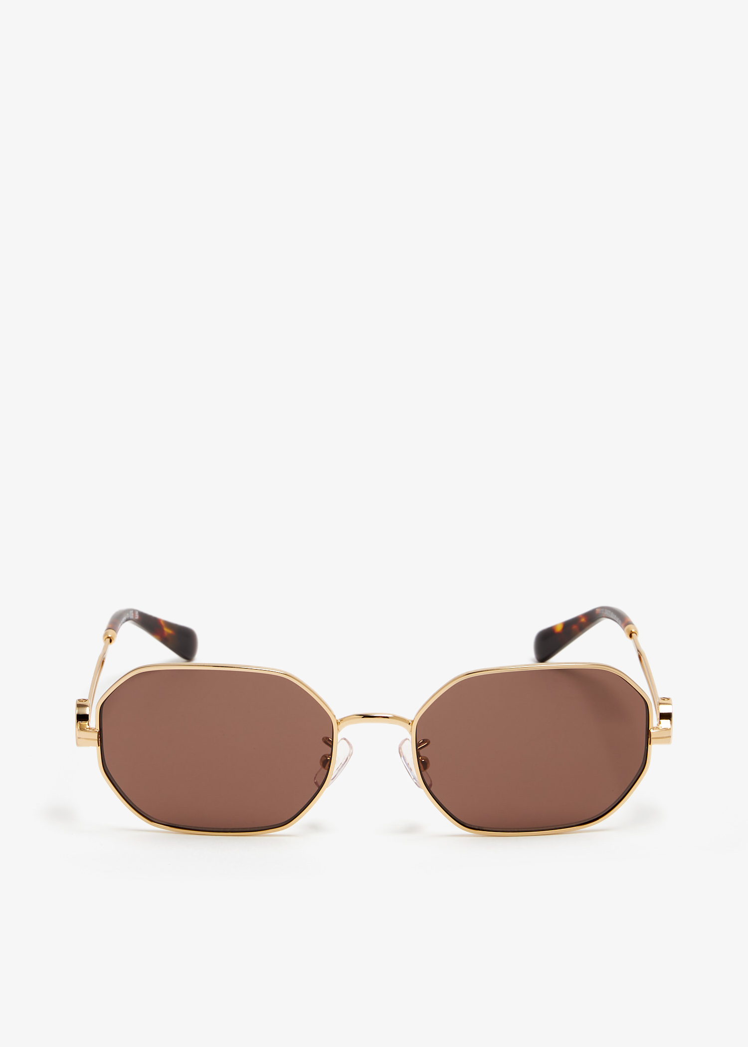 

Miller metal oval sunglasses, Gold