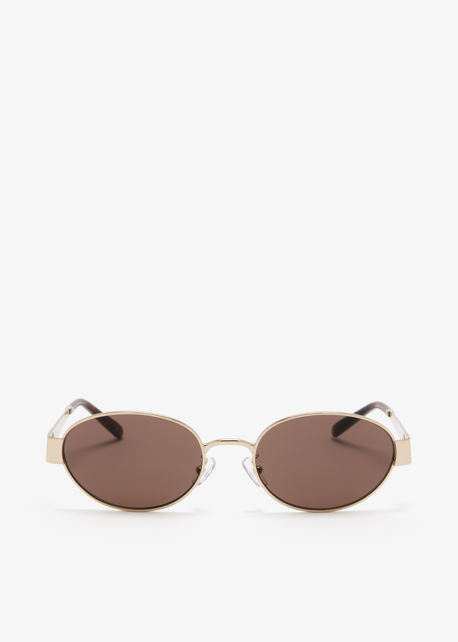 

Miller oval sunglasses, Gold