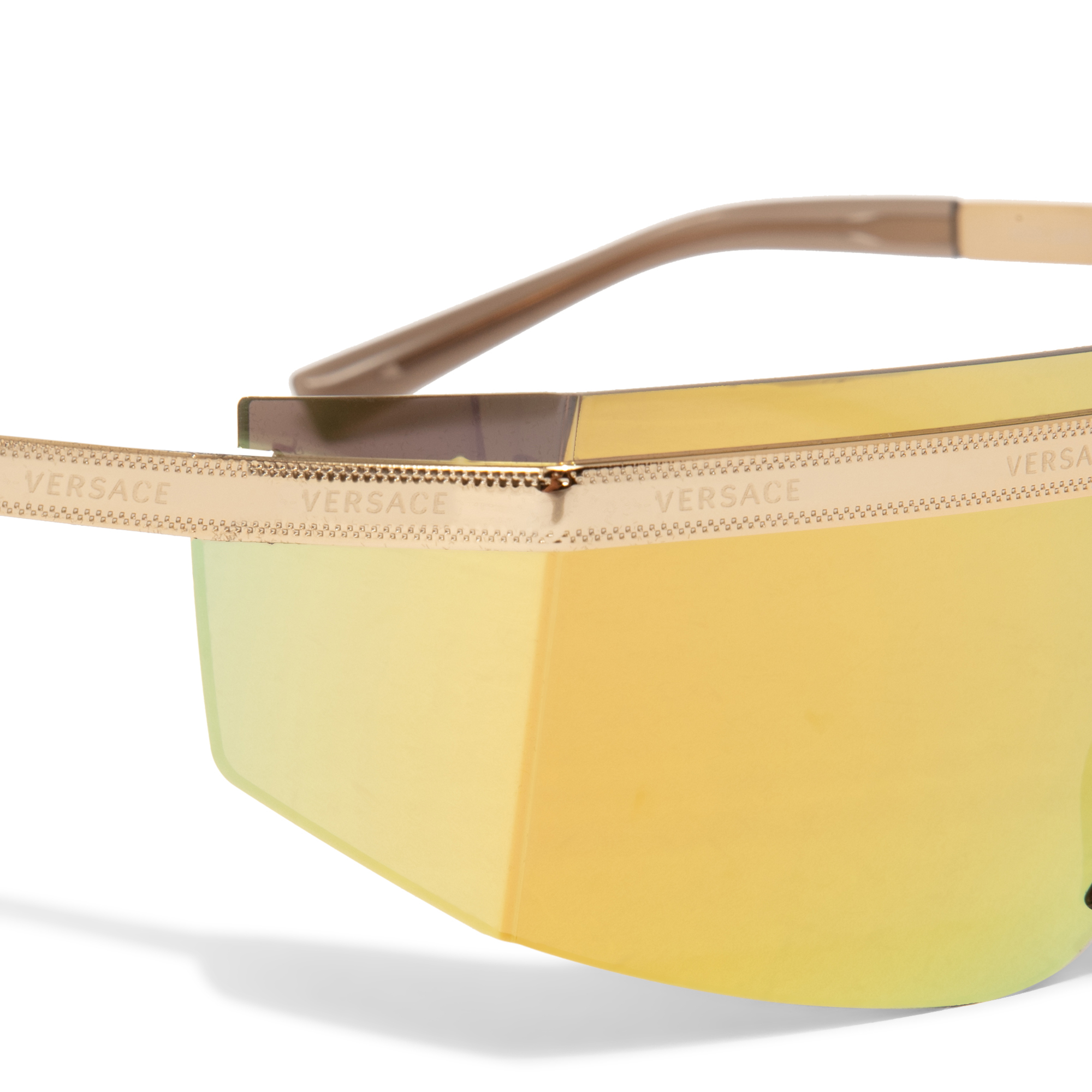 

Logomania visor sunglasses, Gold