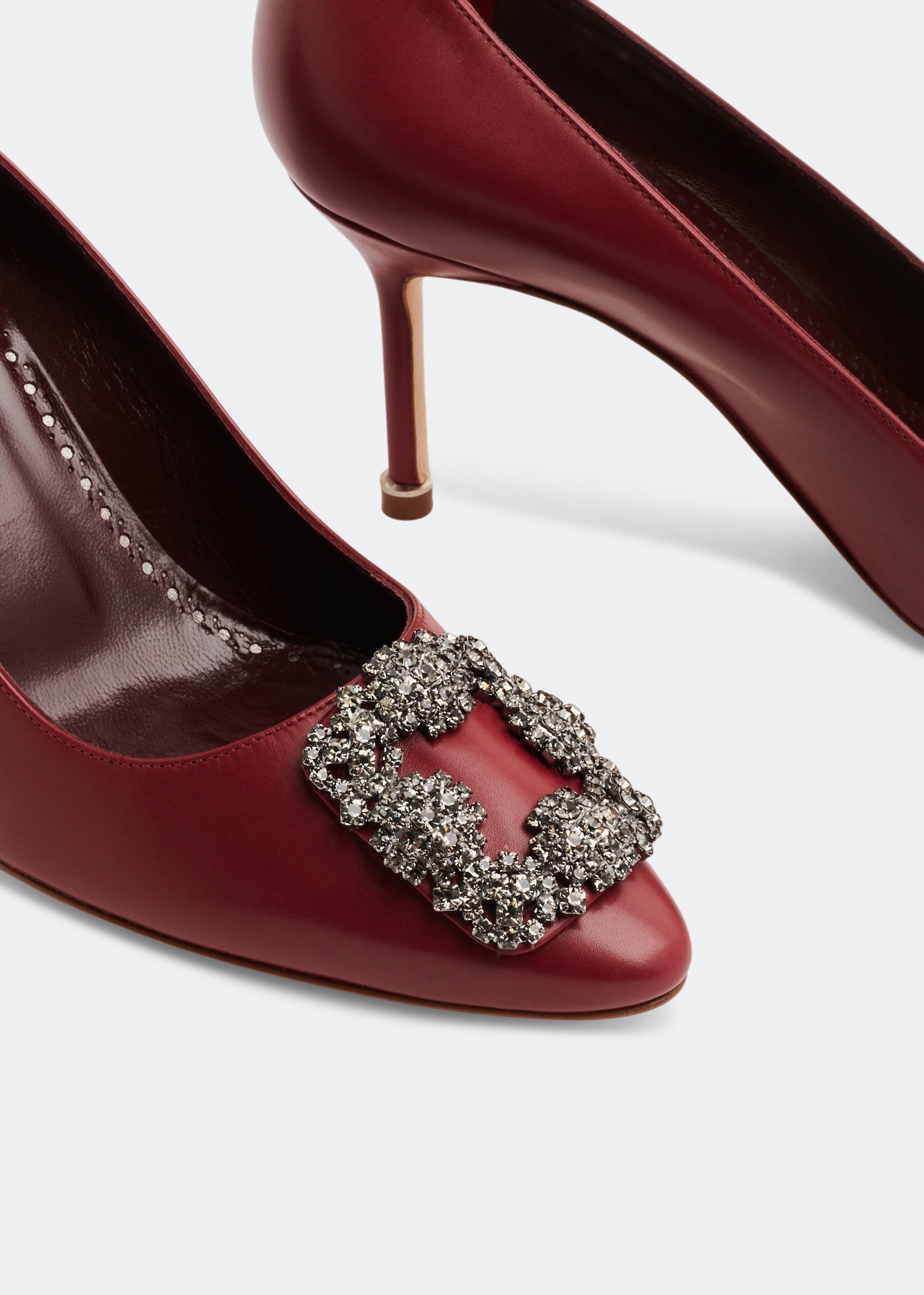 

Hangisi leather pumps, Burgundy
