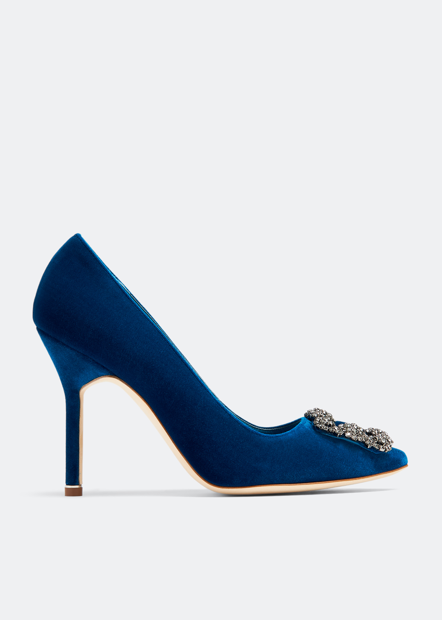 

Hangisi velvet pumps, Blue