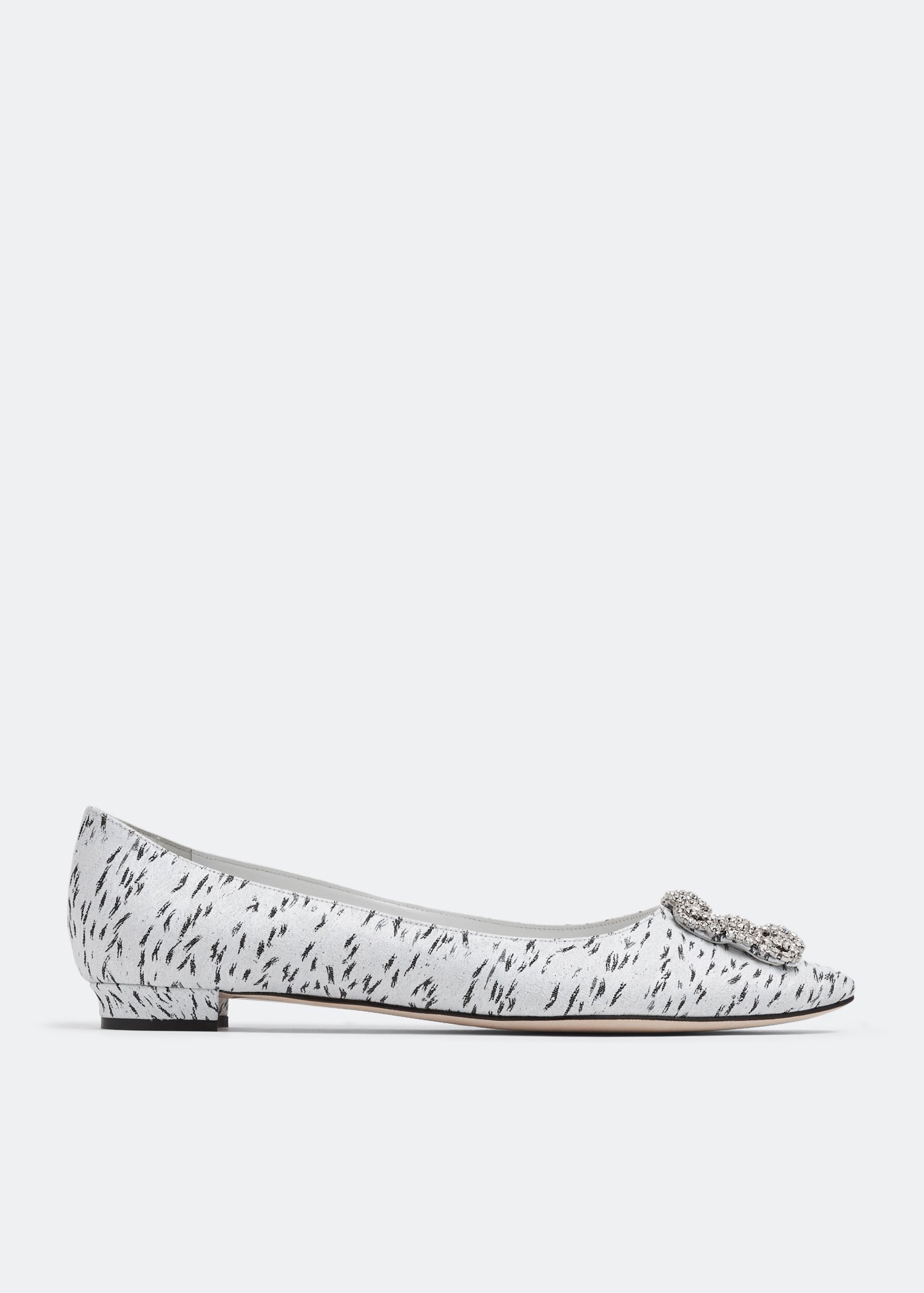 

Hangisi jacquard flats, White