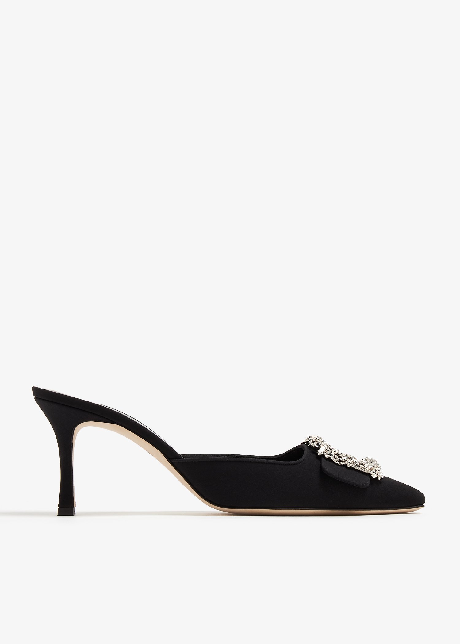 

Maysale jewel mules, Black