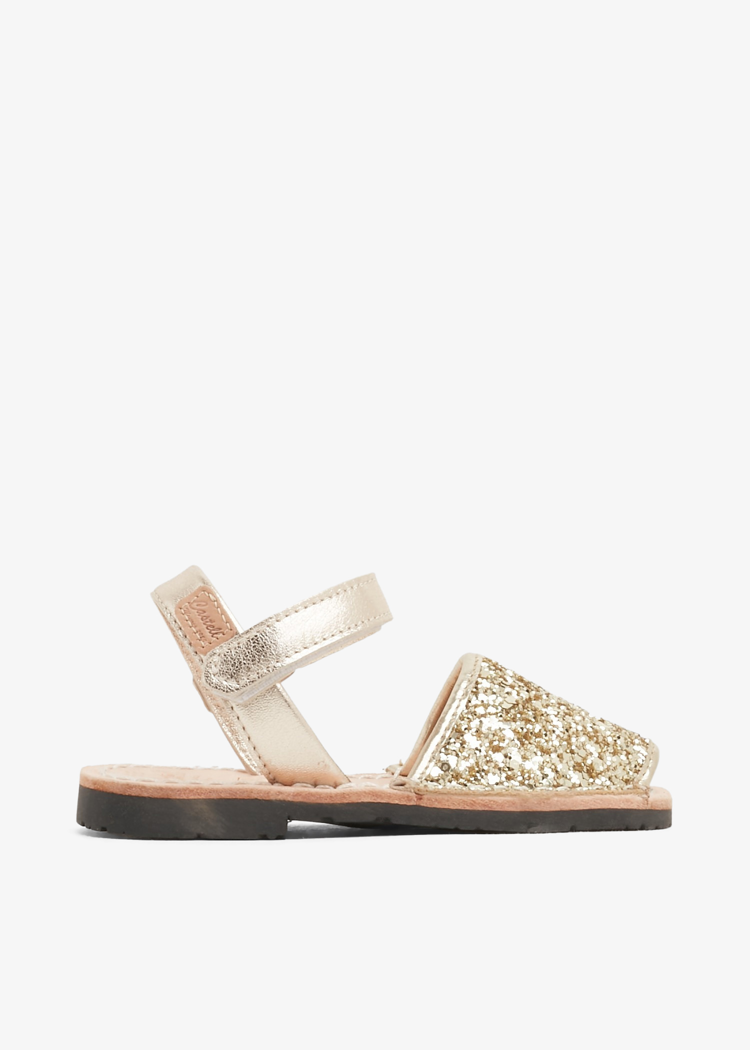 

Mini Madona sandals, Gold