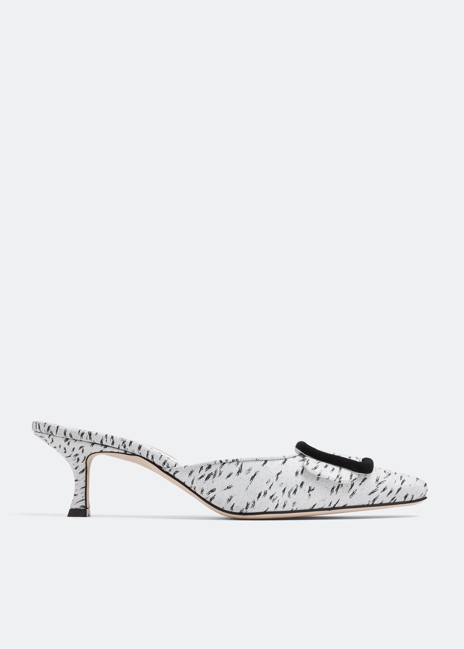 

Maysalebi jacquard mules, White