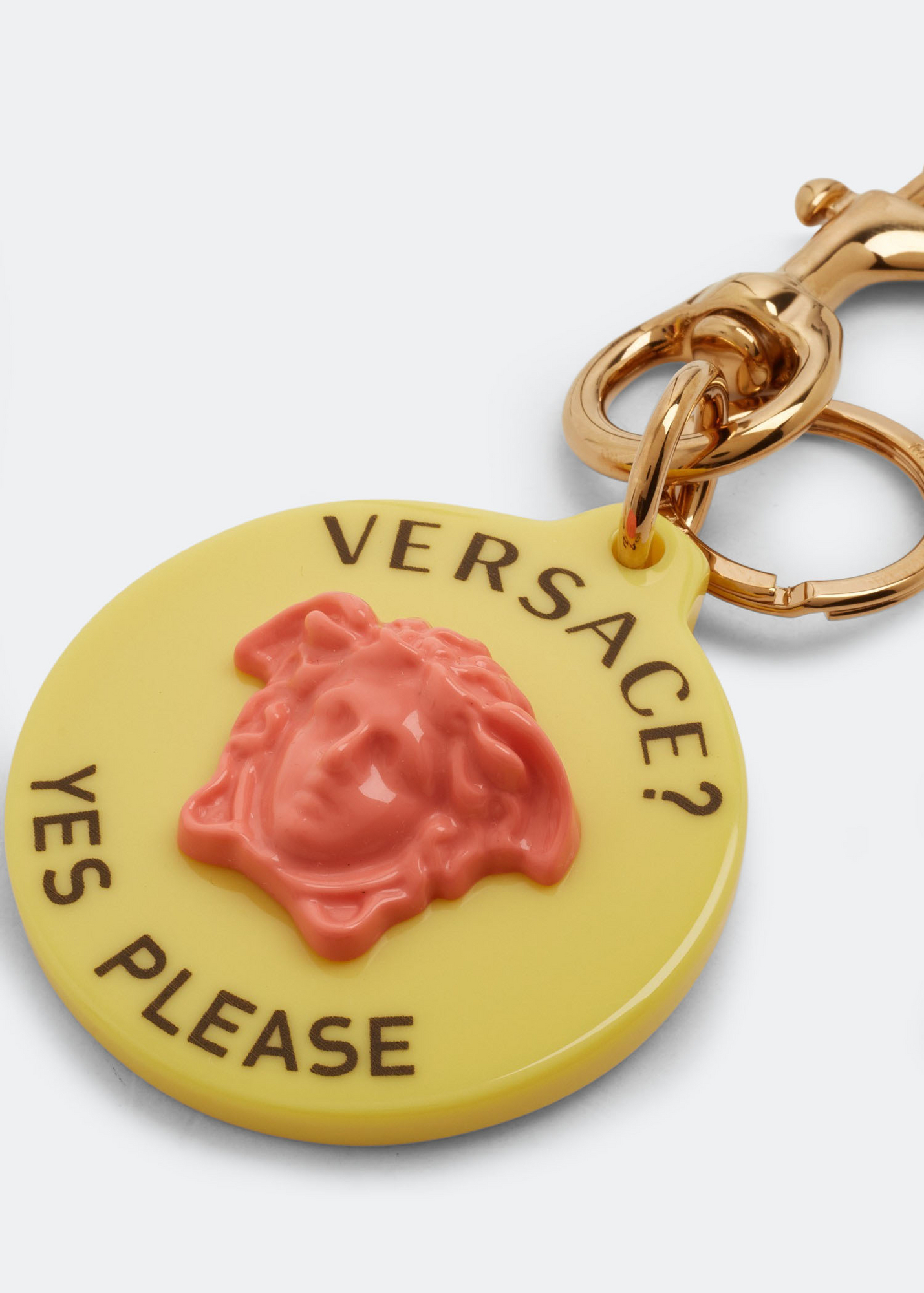 

La Medusa bag charm, Yellow