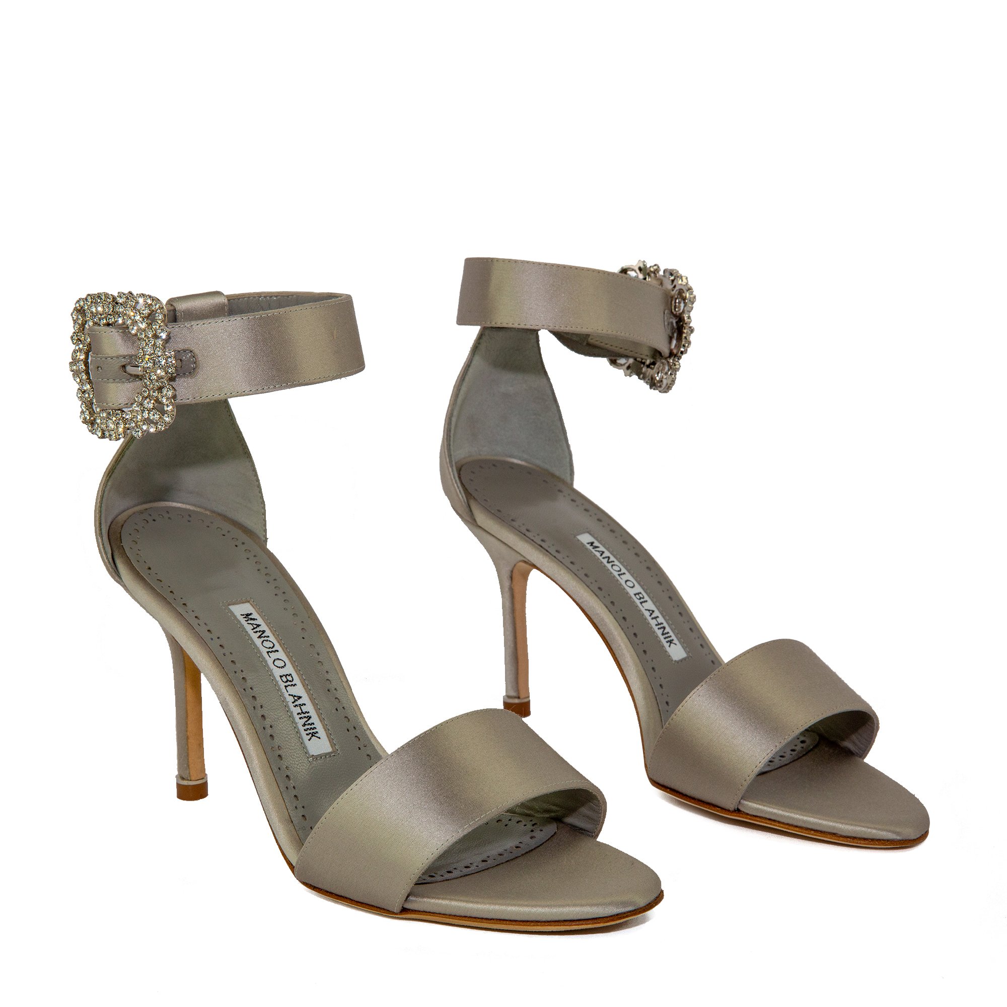 

Sanghal satin sandals, Grey