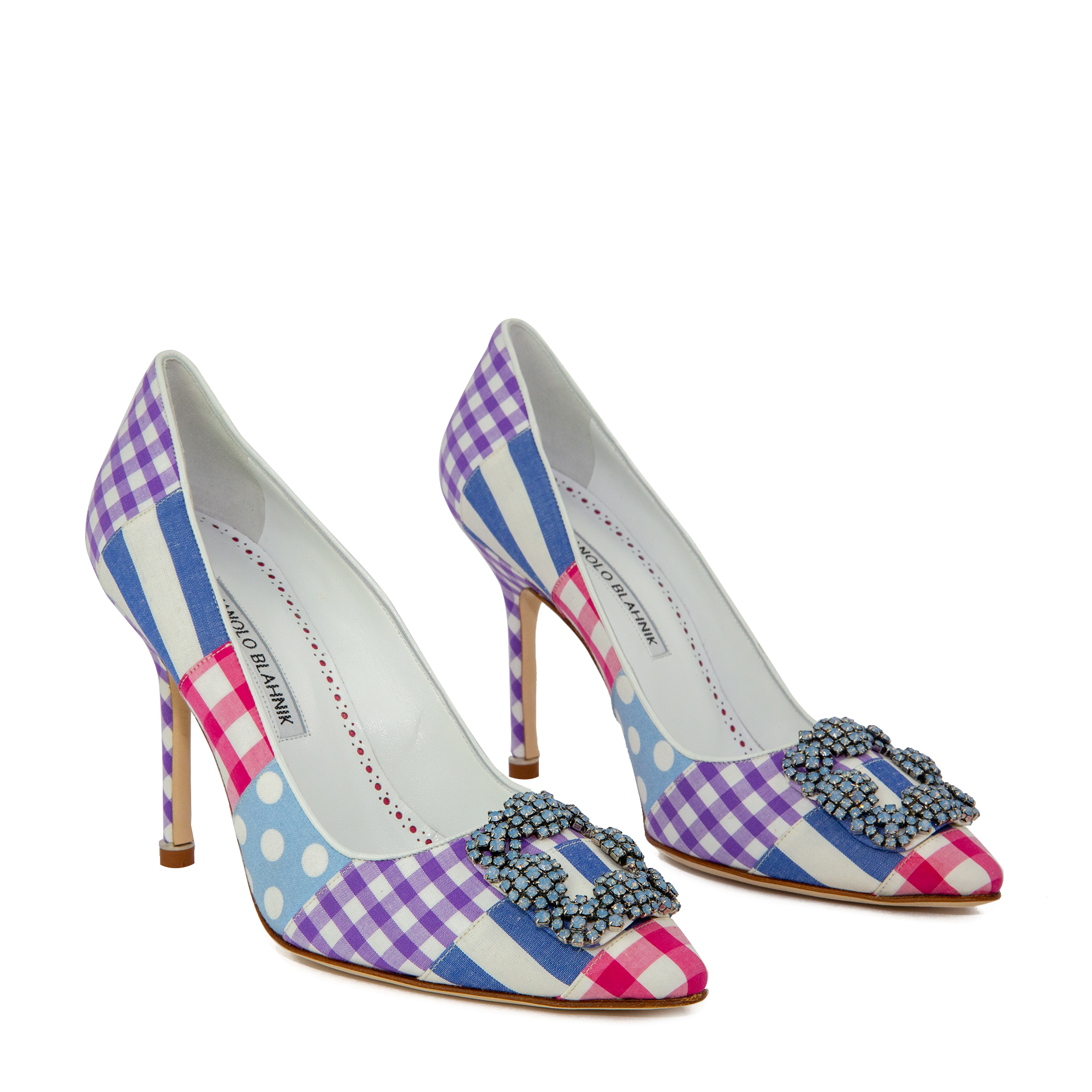 

Hangisi patch cotton pumps, Multi-coloured