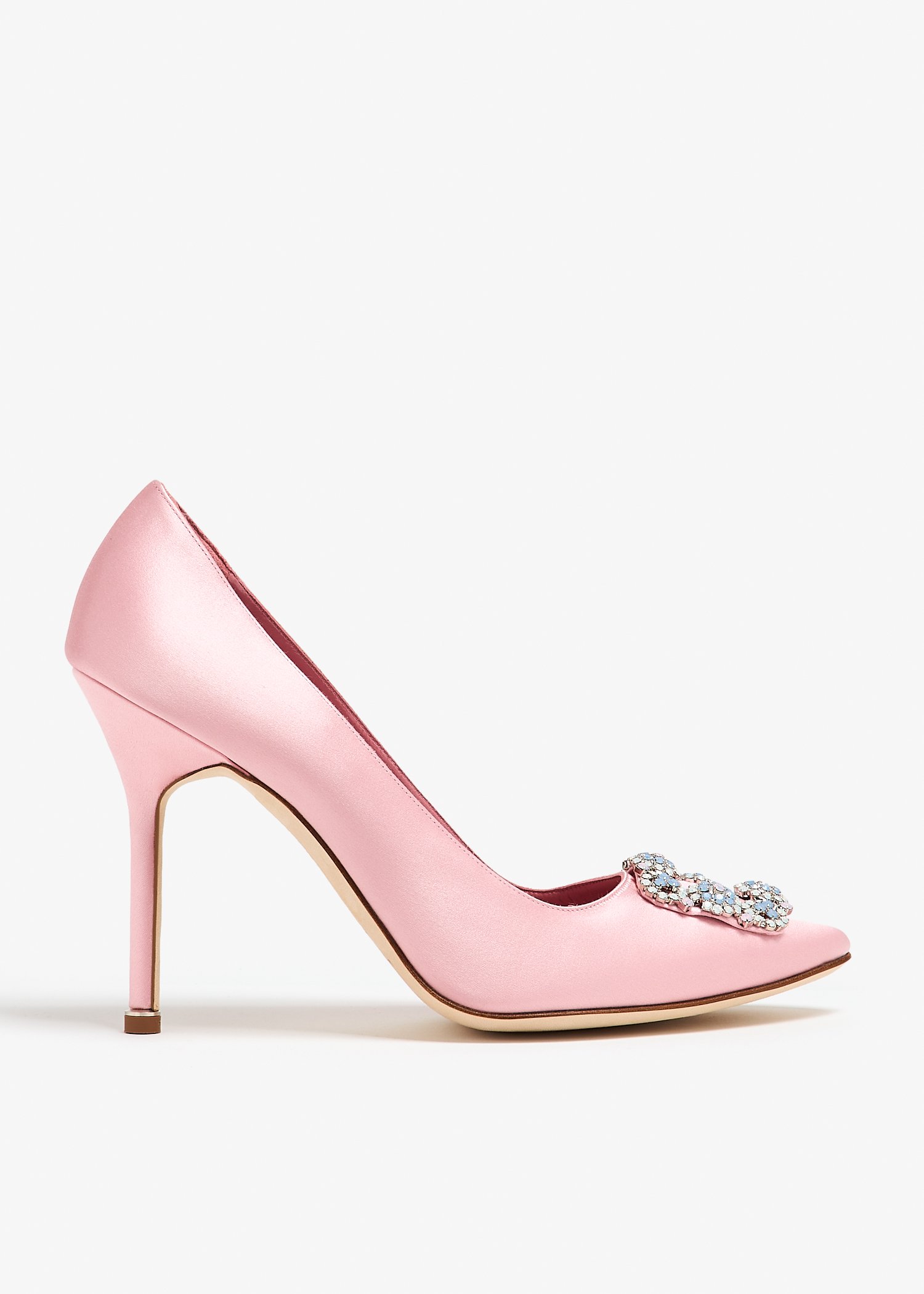 

Hangisi Opal satin pumps, Pink