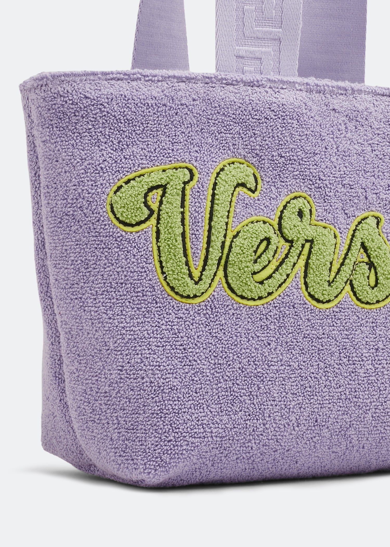 

Logo towel tote bag, Purple