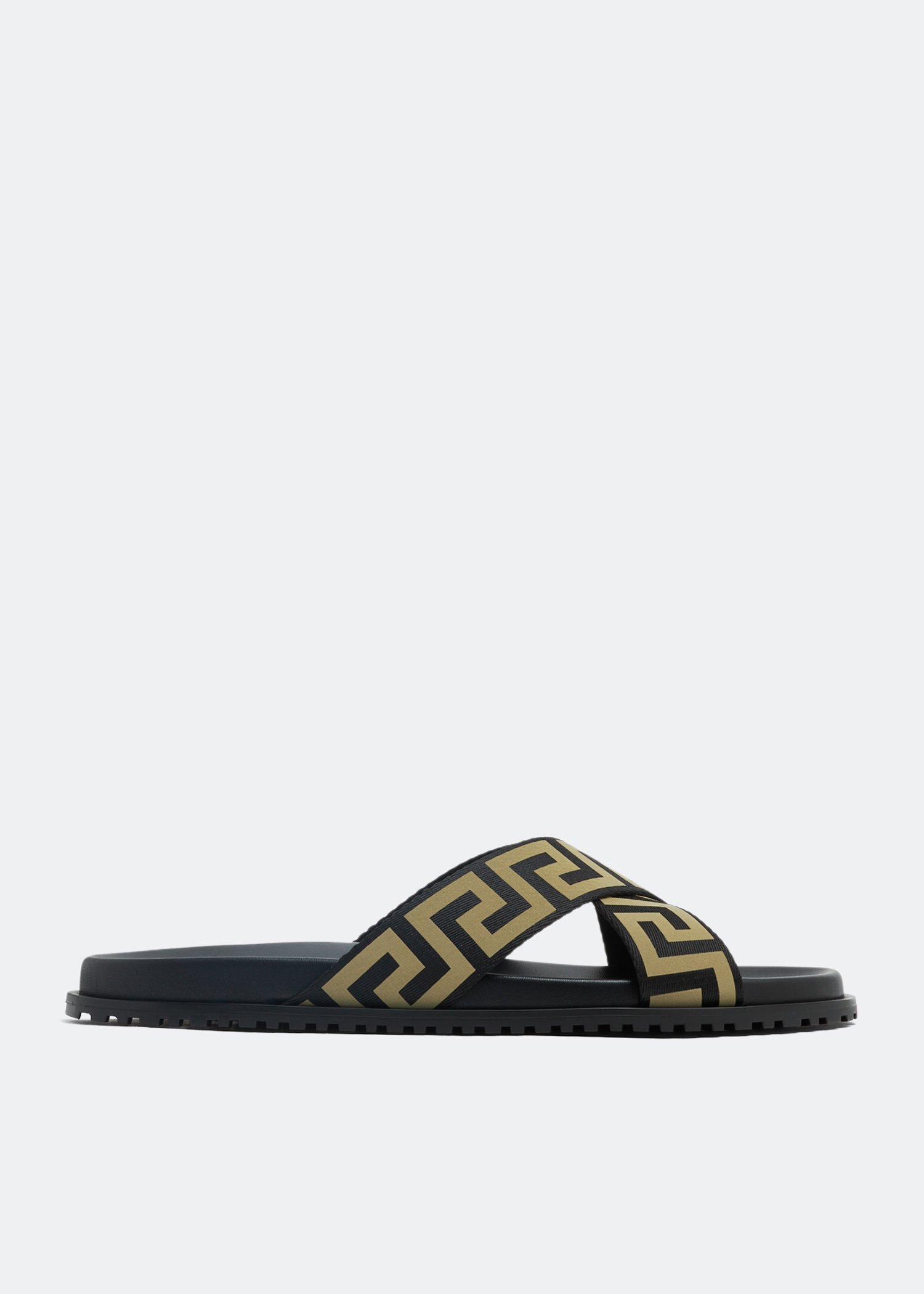 

Greca sandals, Black