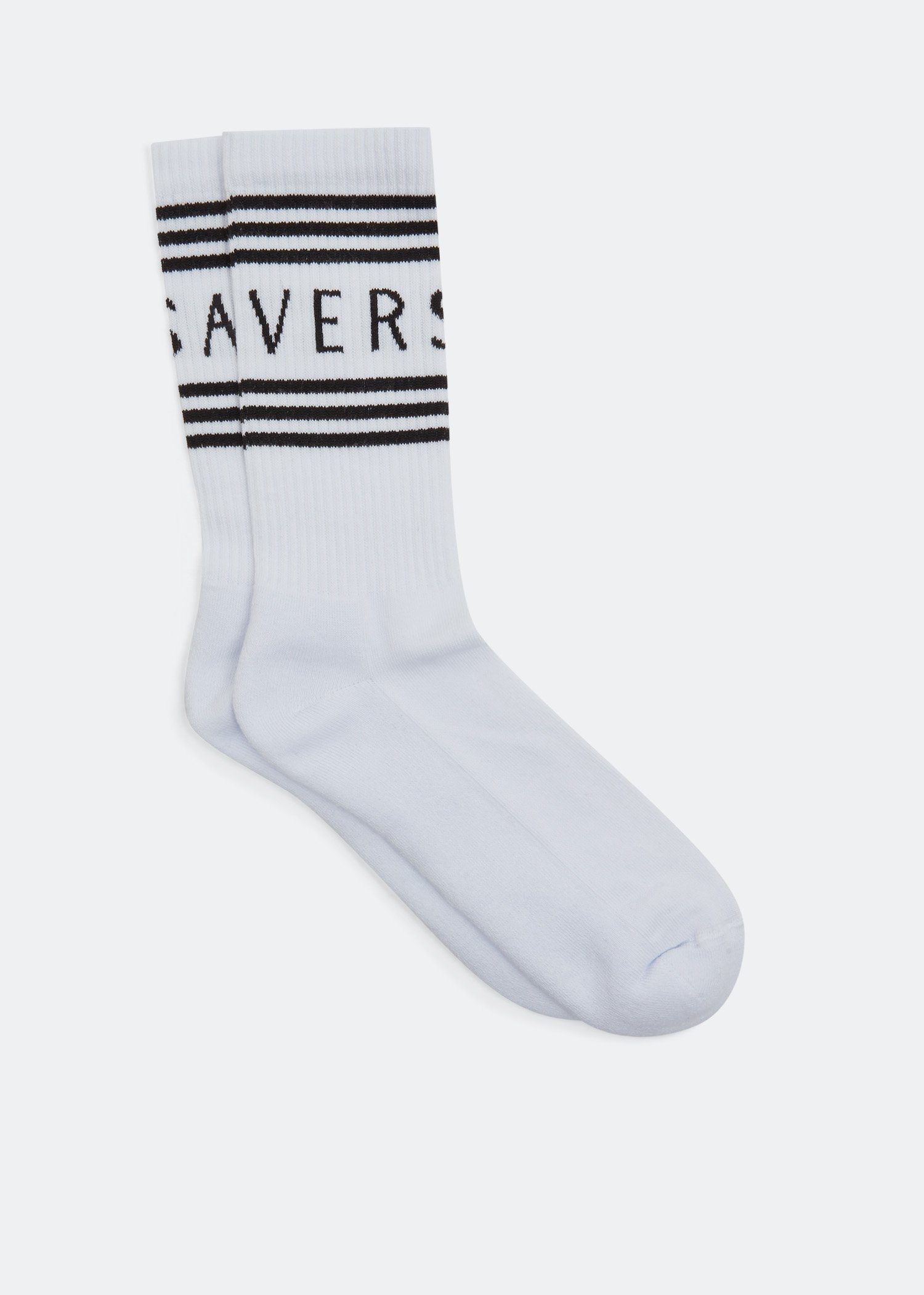 

Versace Goddess socks, White