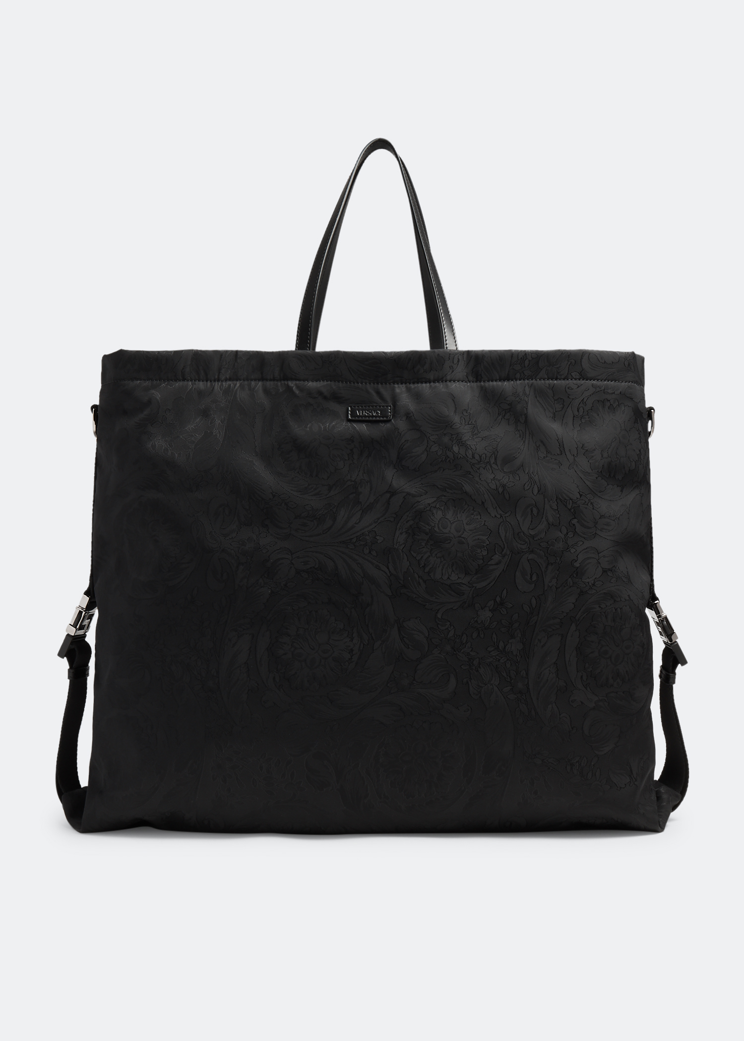 

Barocco tote bag, Black