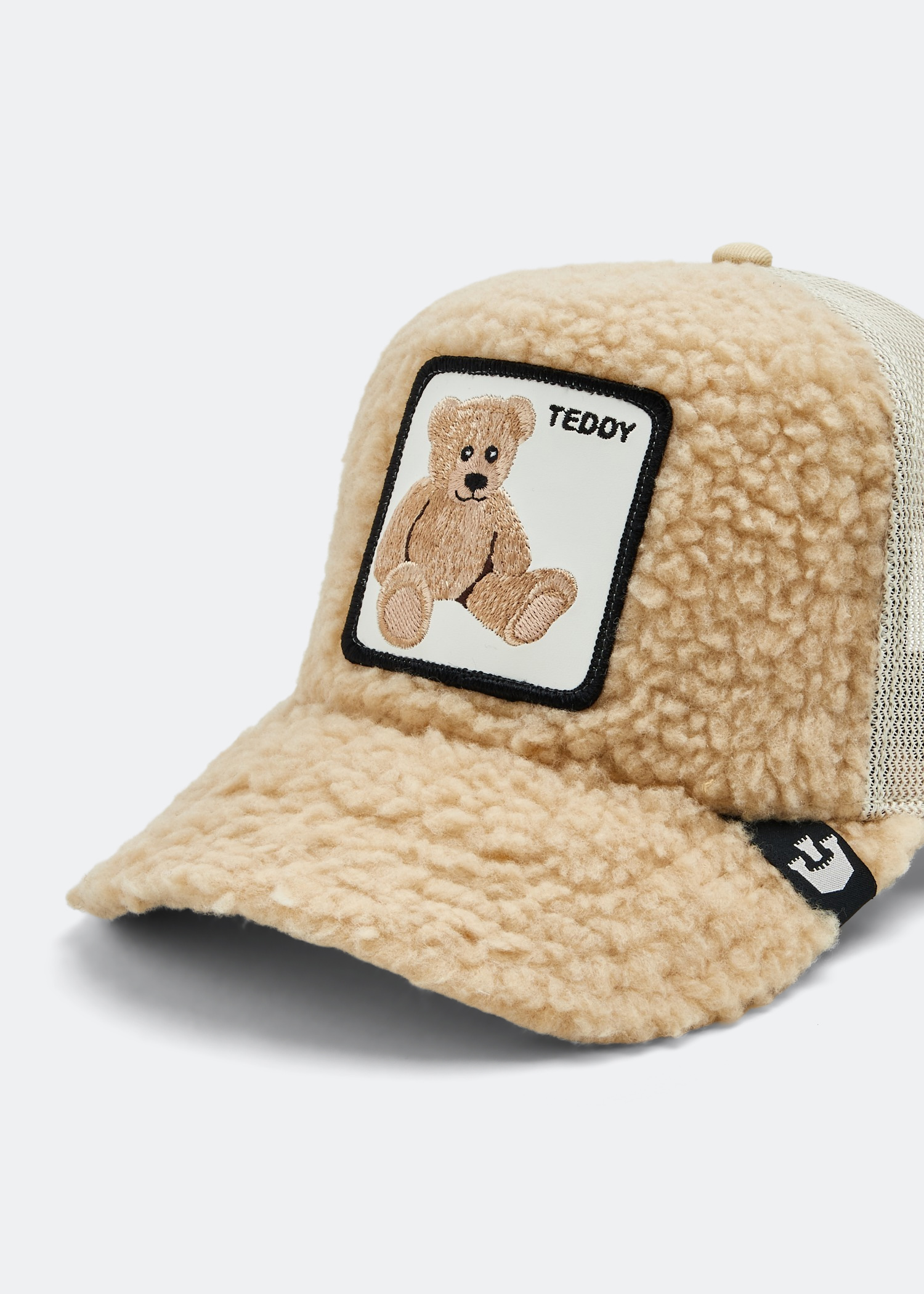 

Teddy trucker cap, Beige