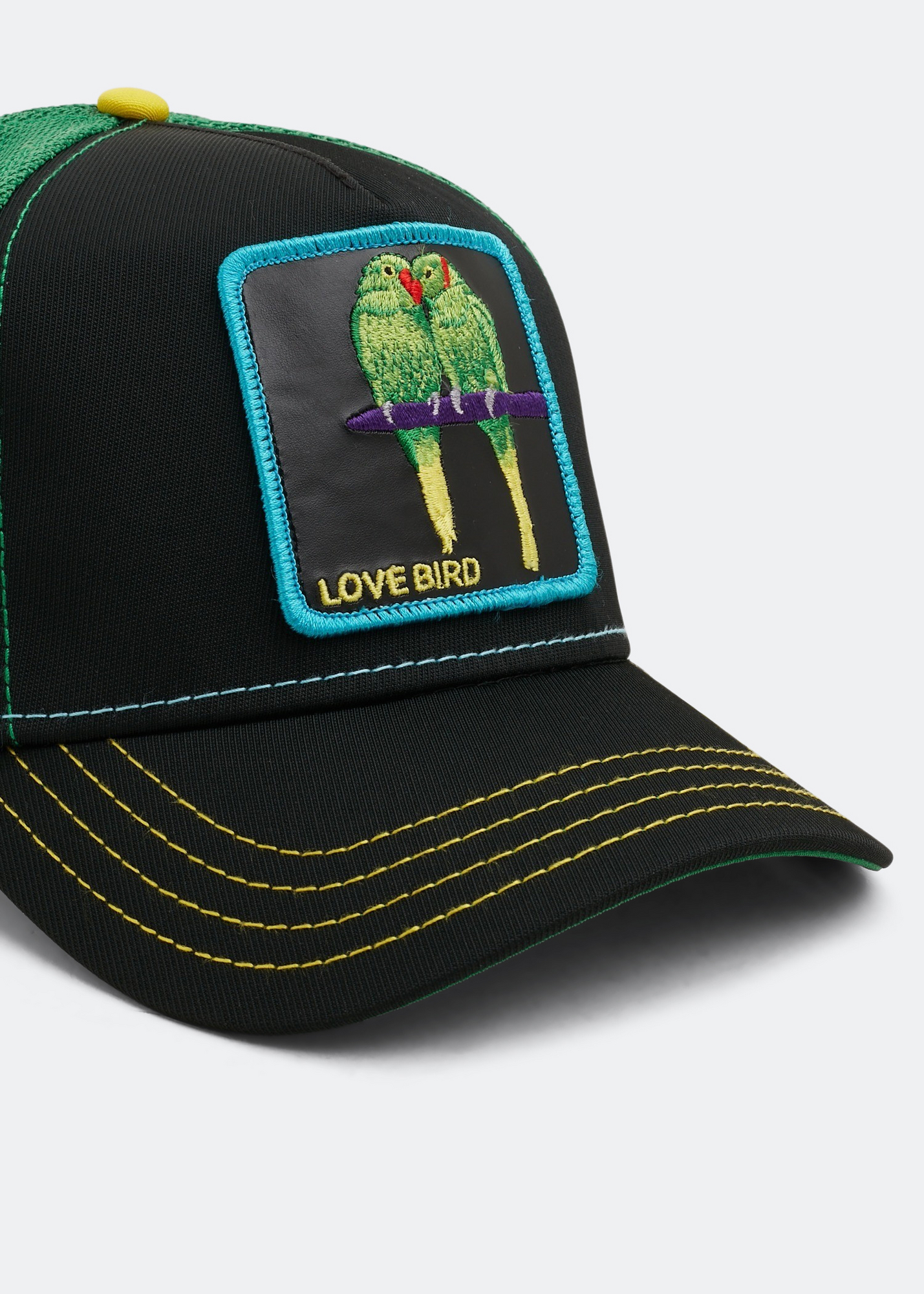 

Lovebird trucker cap, Black