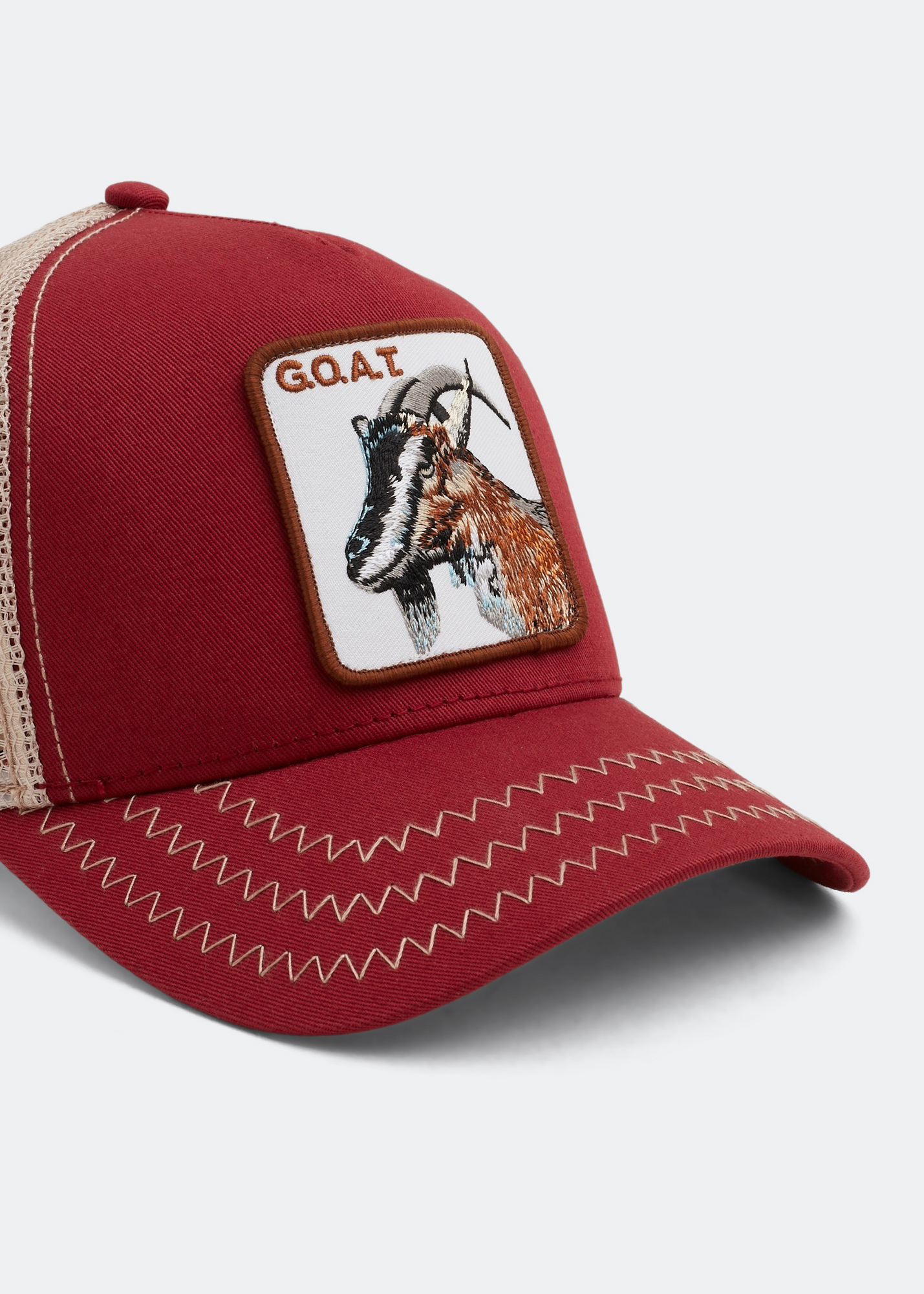 

G.O.A.T trucker cap, Red