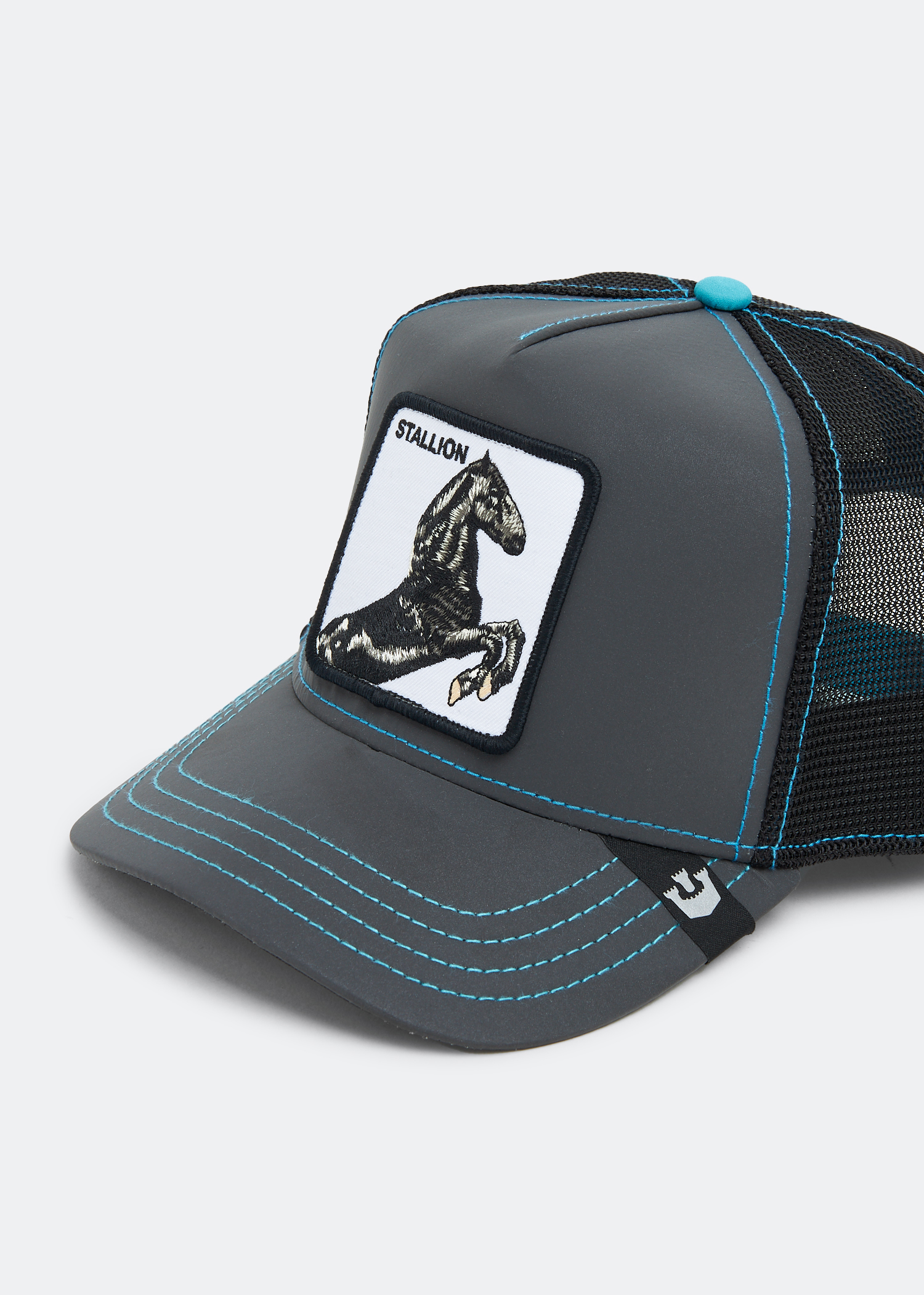 

Stallion trucker cap, Black