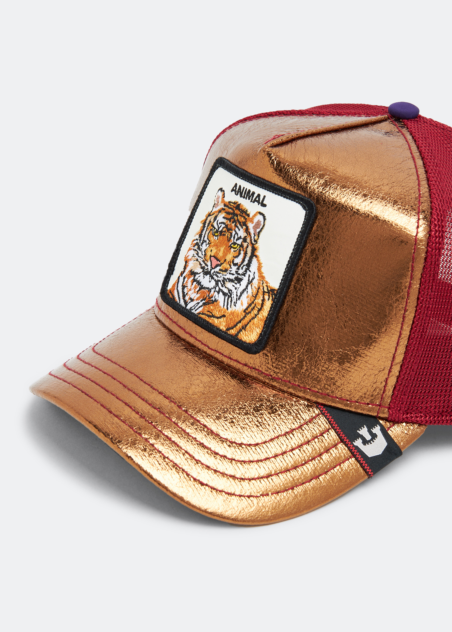 

Animal trucker cap, Gold