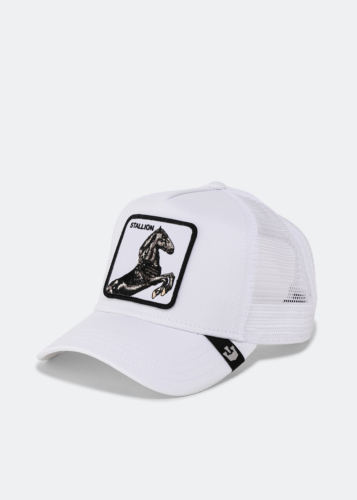 

Stallion trucker cap, White