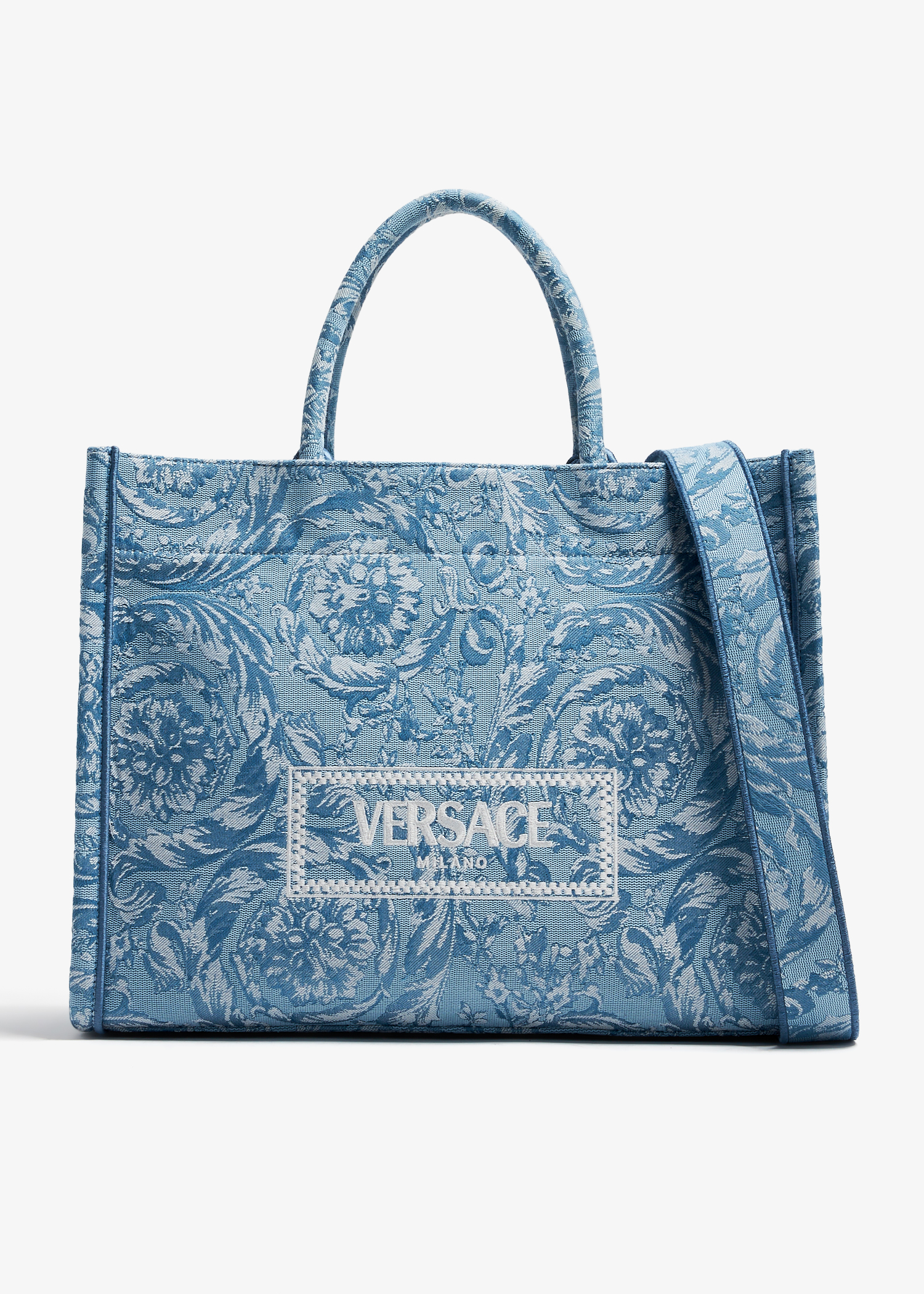 

Barocco Athena tote bag, Blue