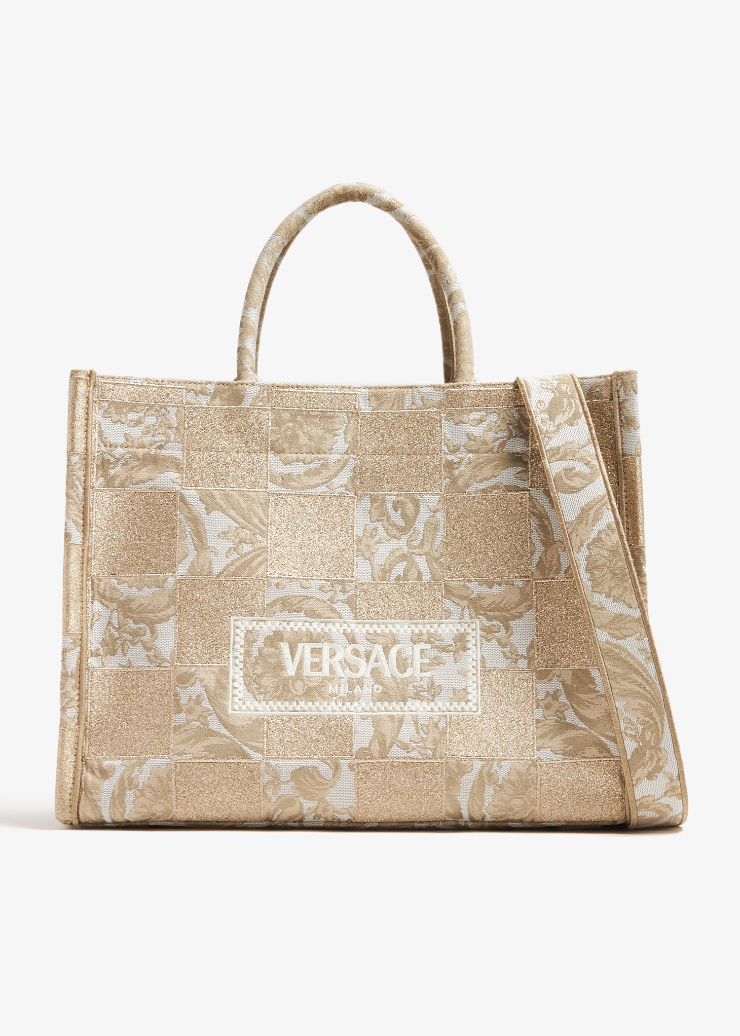 

Contrasto Athena tote bag, Beige